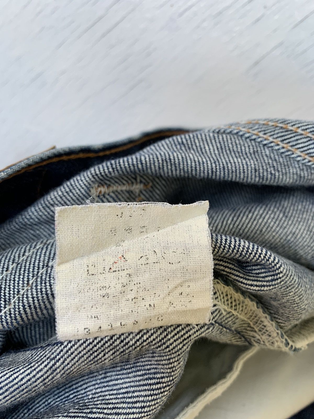 Levi's × Vintage Vintage 80s Levis 505 Distressed Denim Size US 33 - 21 Thumbnail