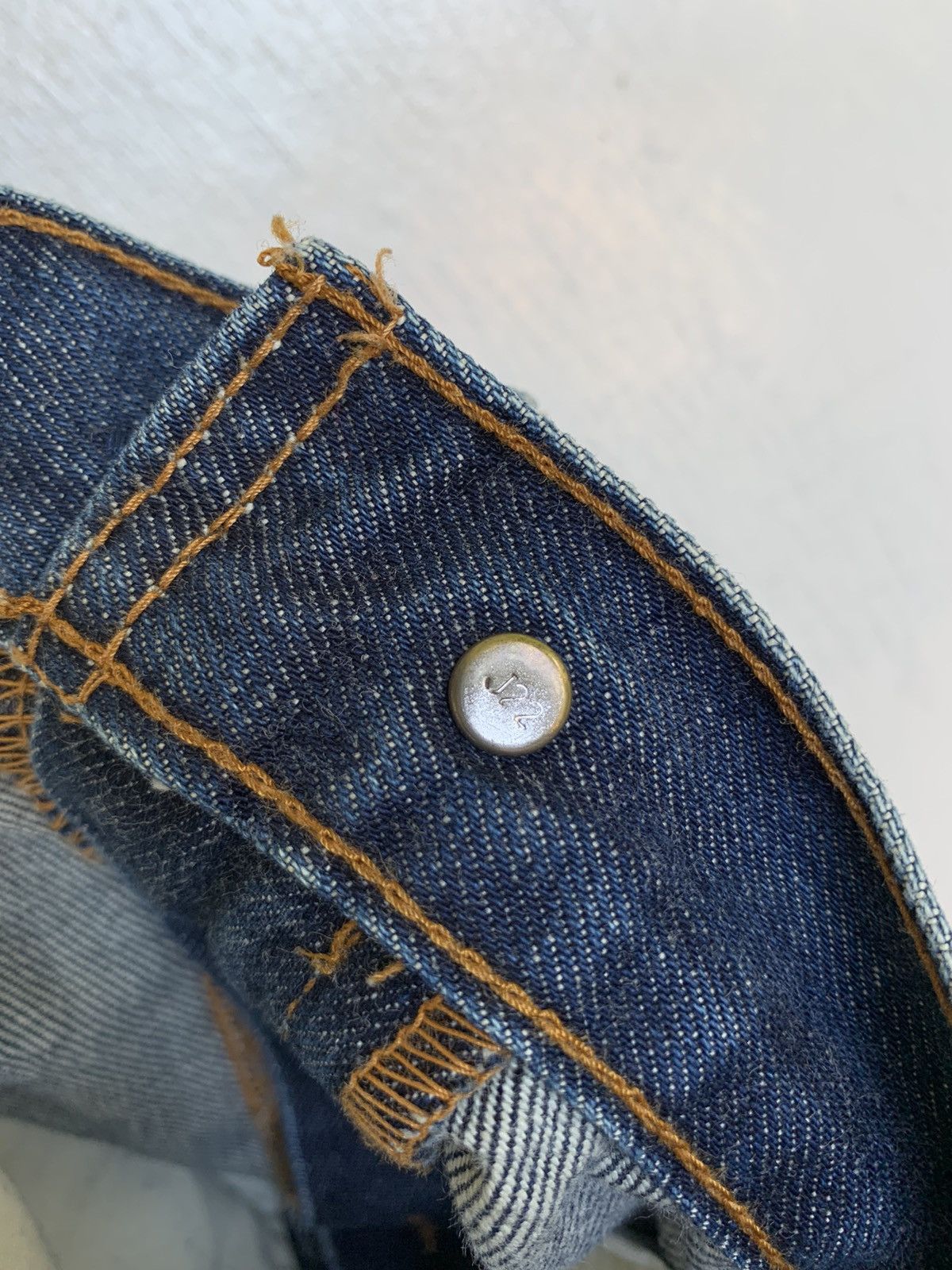 Levi's × Vintage Vintage 80s Levis 505 Distressed Denim Size US 33 - 17 Thumbnail