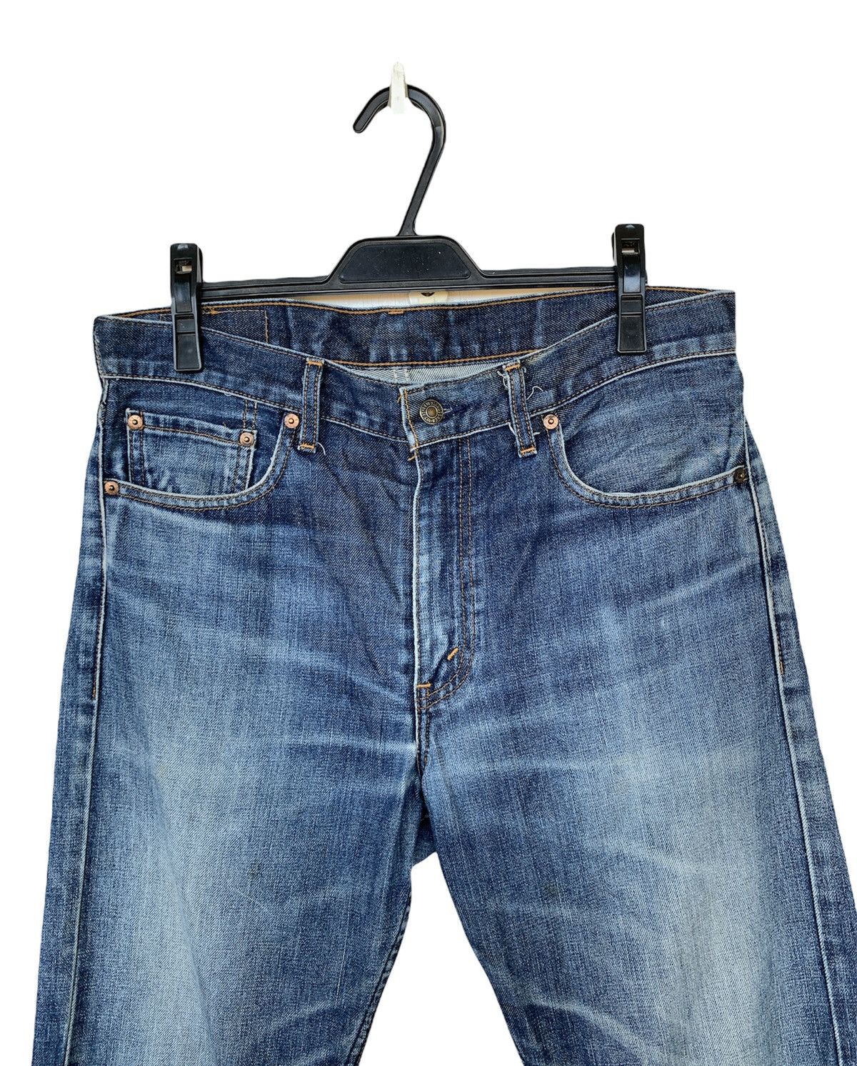 Levi's × Vintage Vintage 80s Levis 505 Distressed Denim Size US 33 - 5 Thumbnail