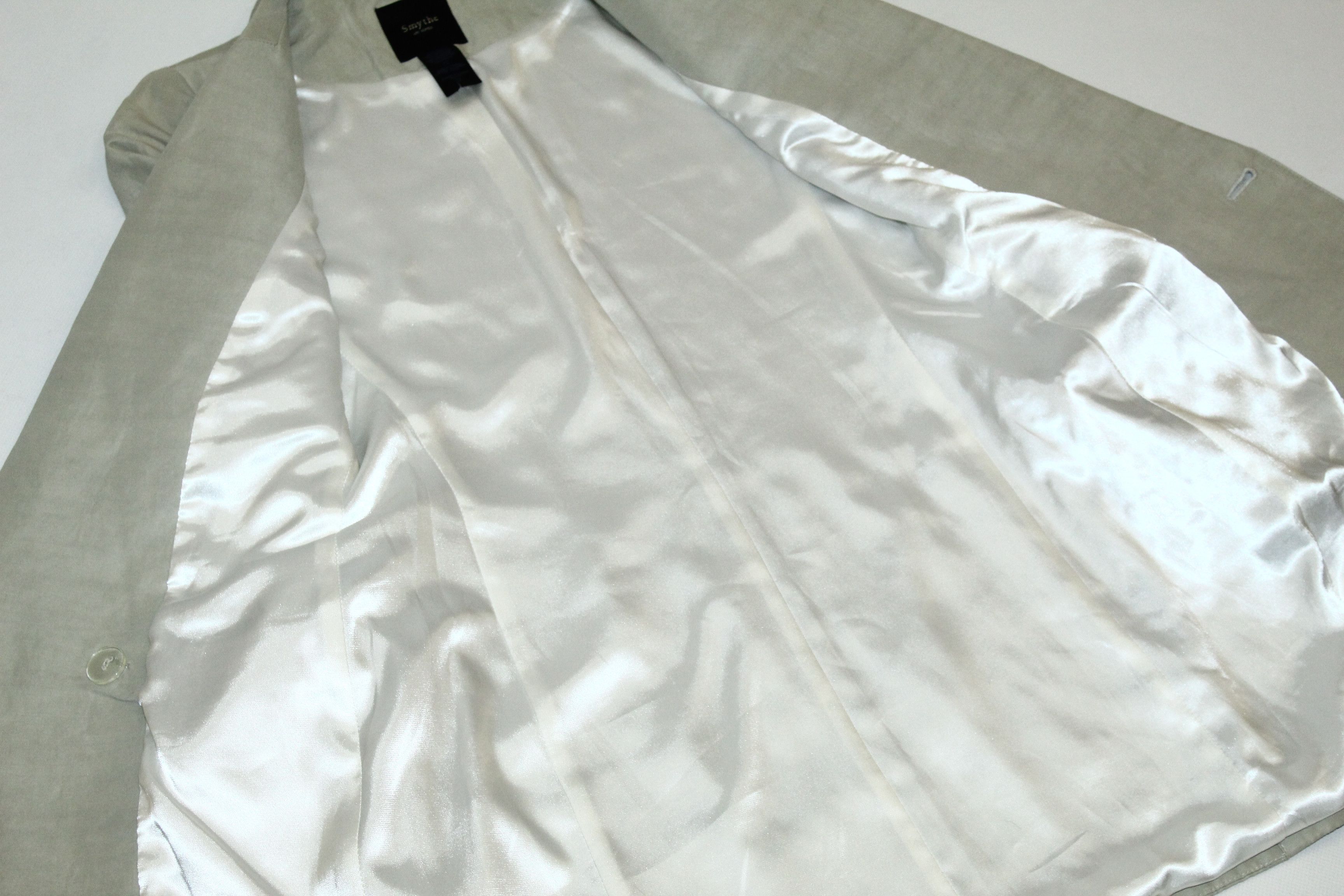 SMYTHE Smythe Les Vestes Ramie Viscose Lightweight Coat Size XS / US 0-2 / IT 36-38 - 10 Thumbnail