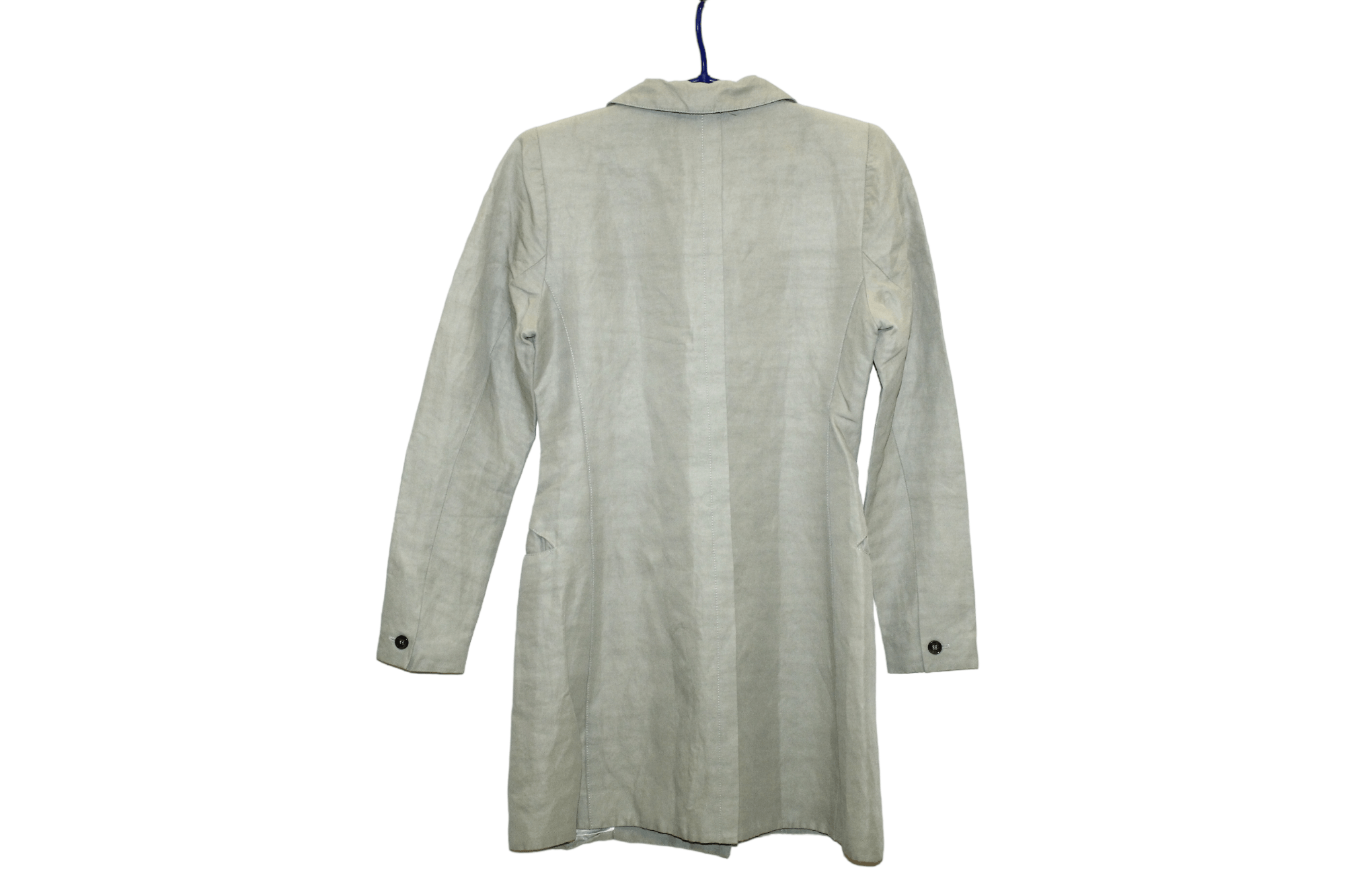 SMYTHE Smythe Les Vestes Ramie Viscose Lightweight Coat Size XS / US 0-2 / IT 36-38 - 7 Thumbnail