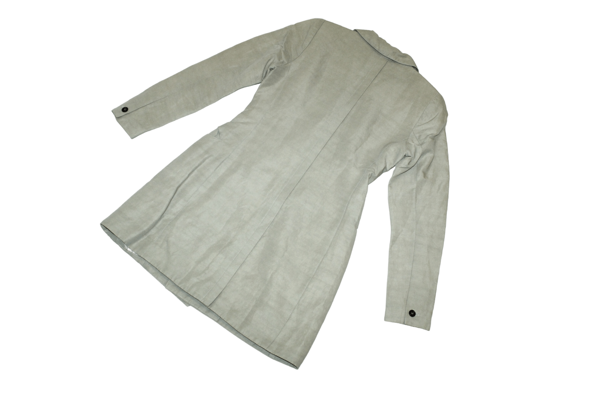 SMYTHE Smythe Les Vestes Ramie Viscose Lightweight Coat Size XS / US 0-2 / IT 36-38 - 11 Thumbnail