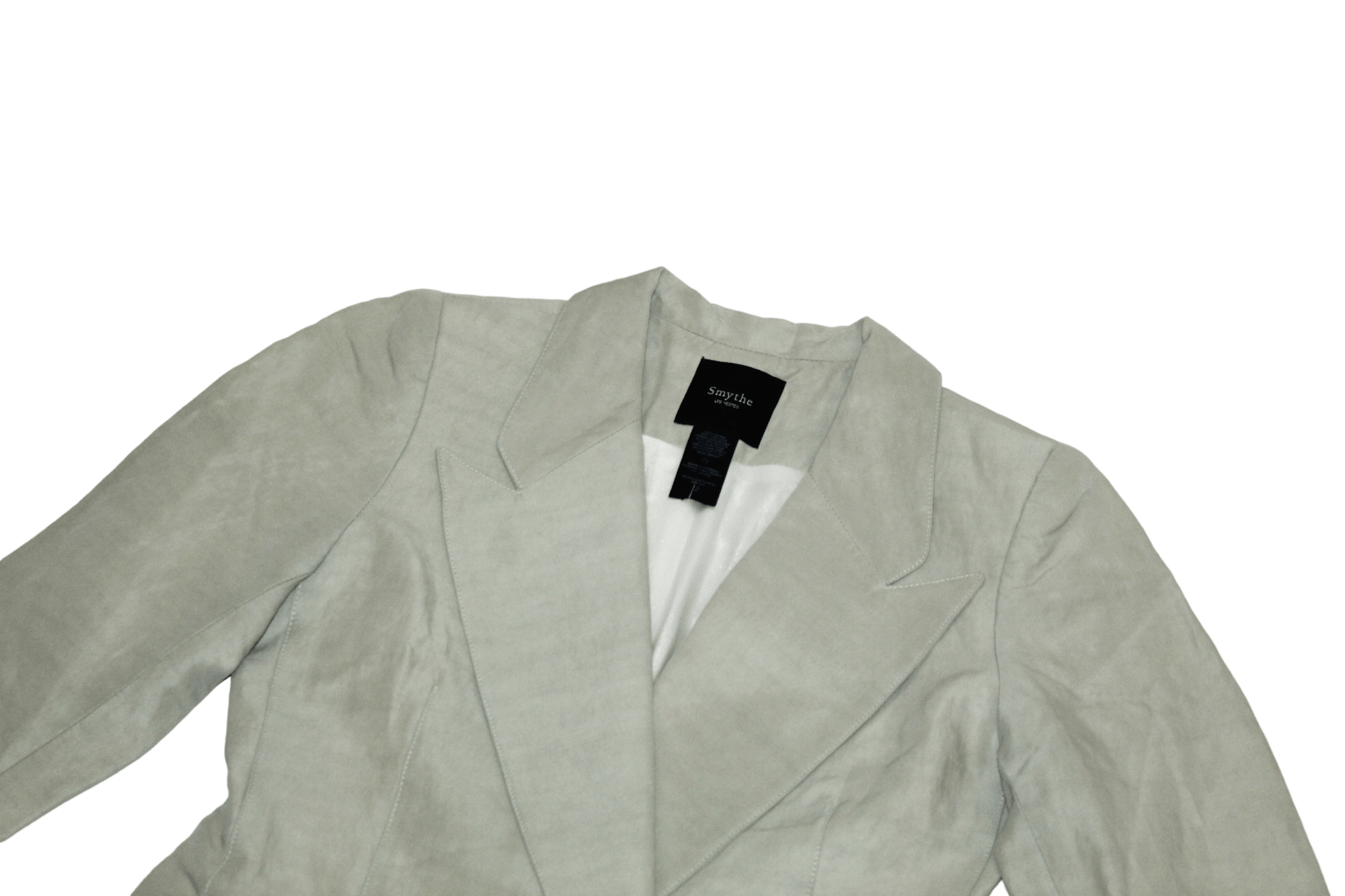 SMYTHE Smythe Les Vestes Ramie Viscose Lightweight Coat Size XS / US 0-2 / IT 36-38 - 2 Thumbnail