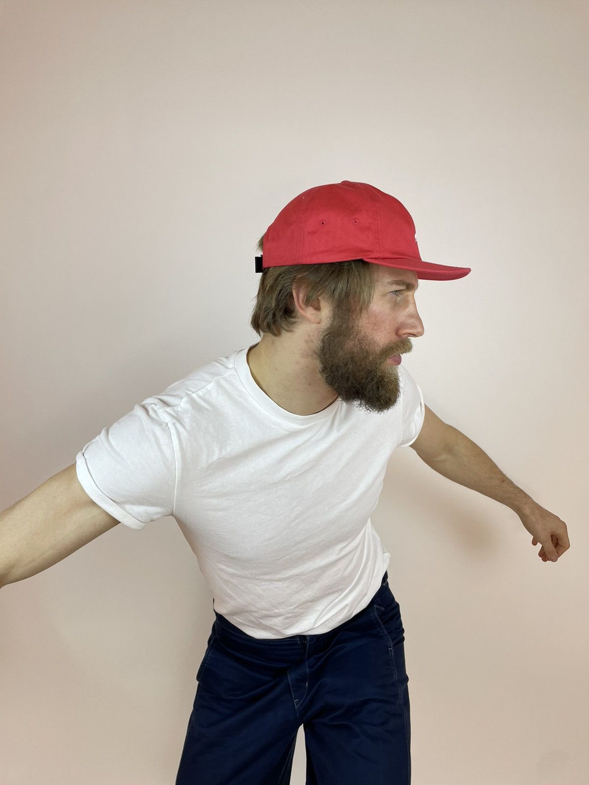 Vans VANS CAP SKATEBOARDING small Logo Red snapback Rare Size ONE SIZE - 5 Thumbnail
