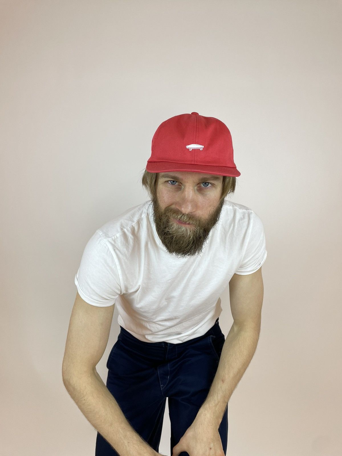 Vans VANS CAP SKATEBOARDING small Logo Red snapback Rare Size ONE SIZE - 3 Thumbnail