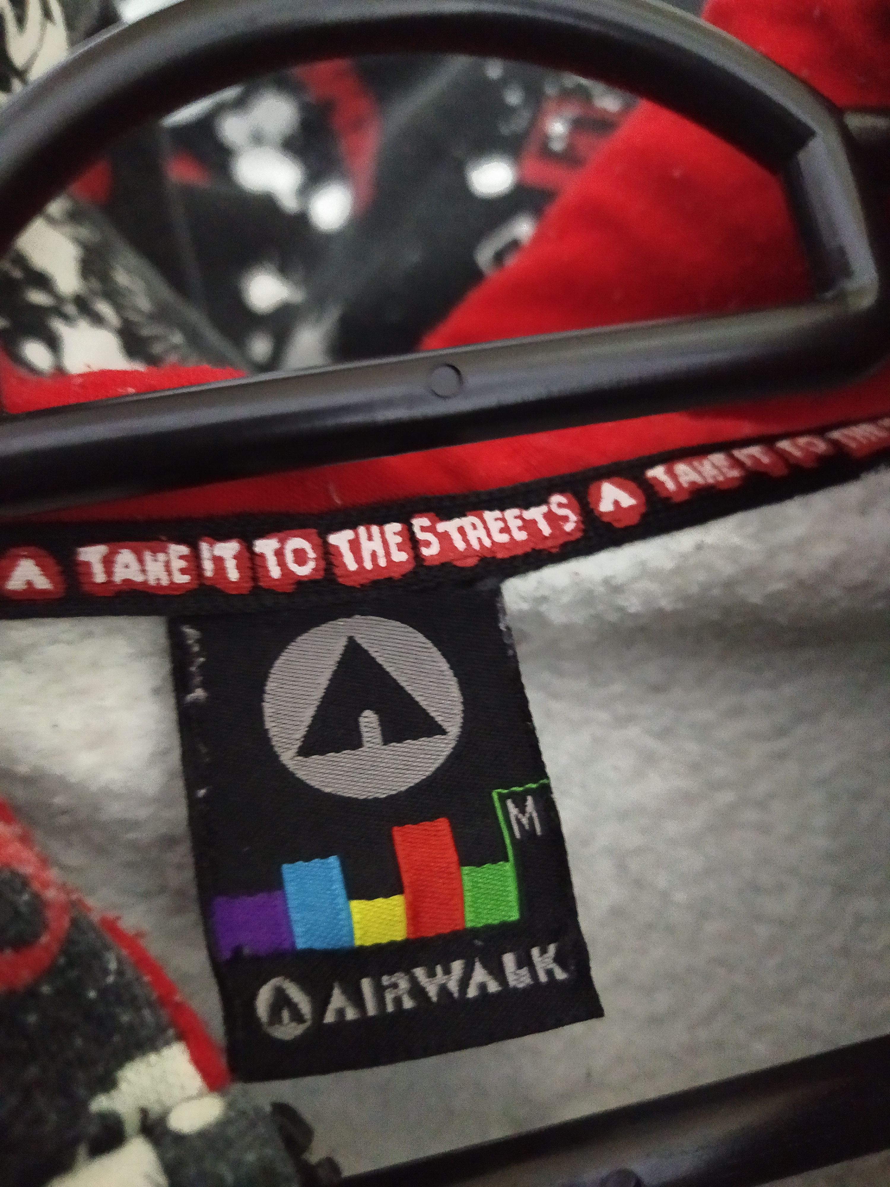 Airwalk × Vintage 90s AIRWALK FULL PRINT HOODIE SWEATSHIRT (B739) Size US L / EU 52-54 / 3 - 6 Thumbnail