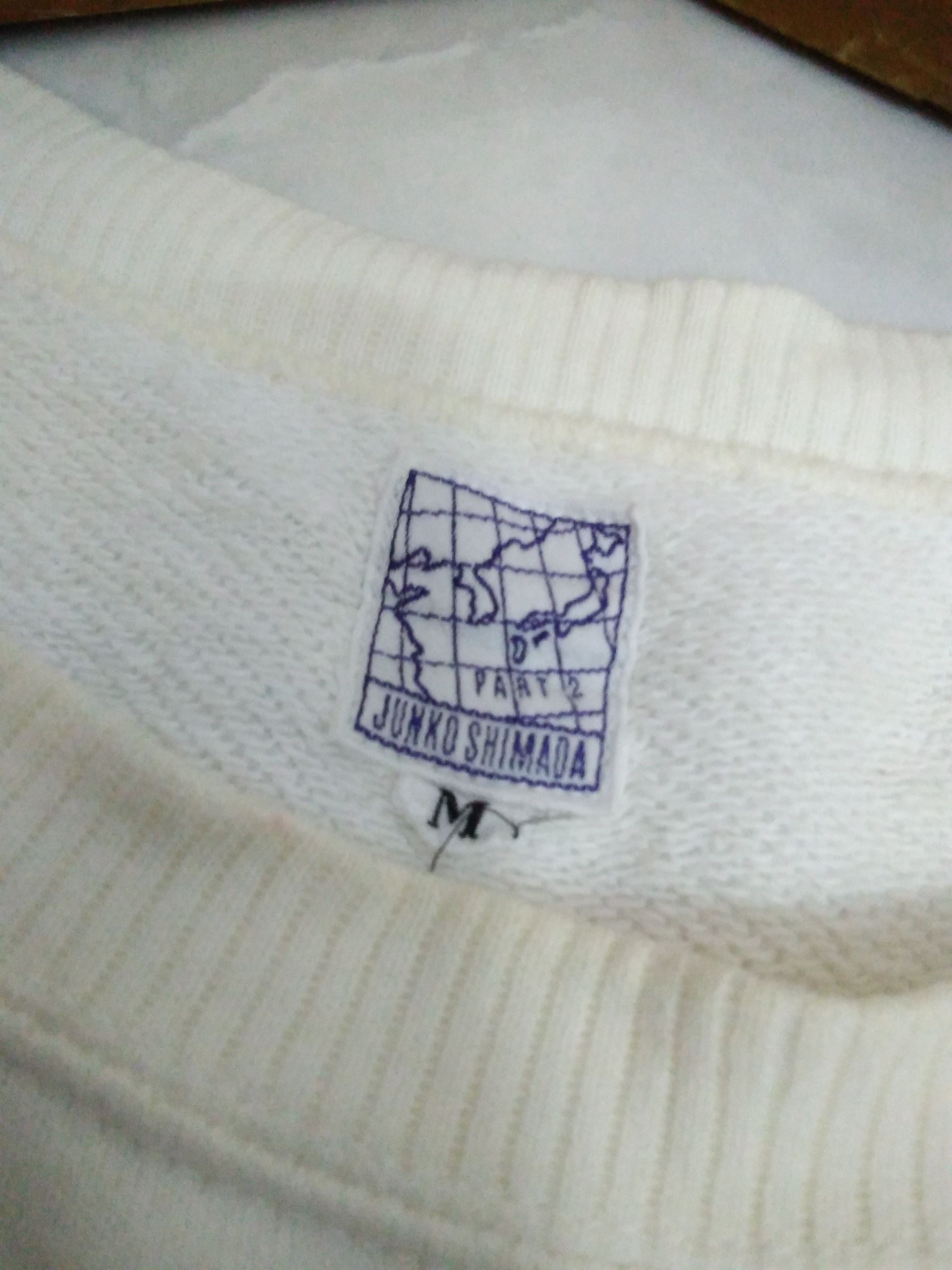 Junko Shimada × Vintage vtg JUNKO SHIMADA JAPAN MAP SWEATSHIRT (A265) Size US M / EU 48-50 / 2 - 4 Thumbnail