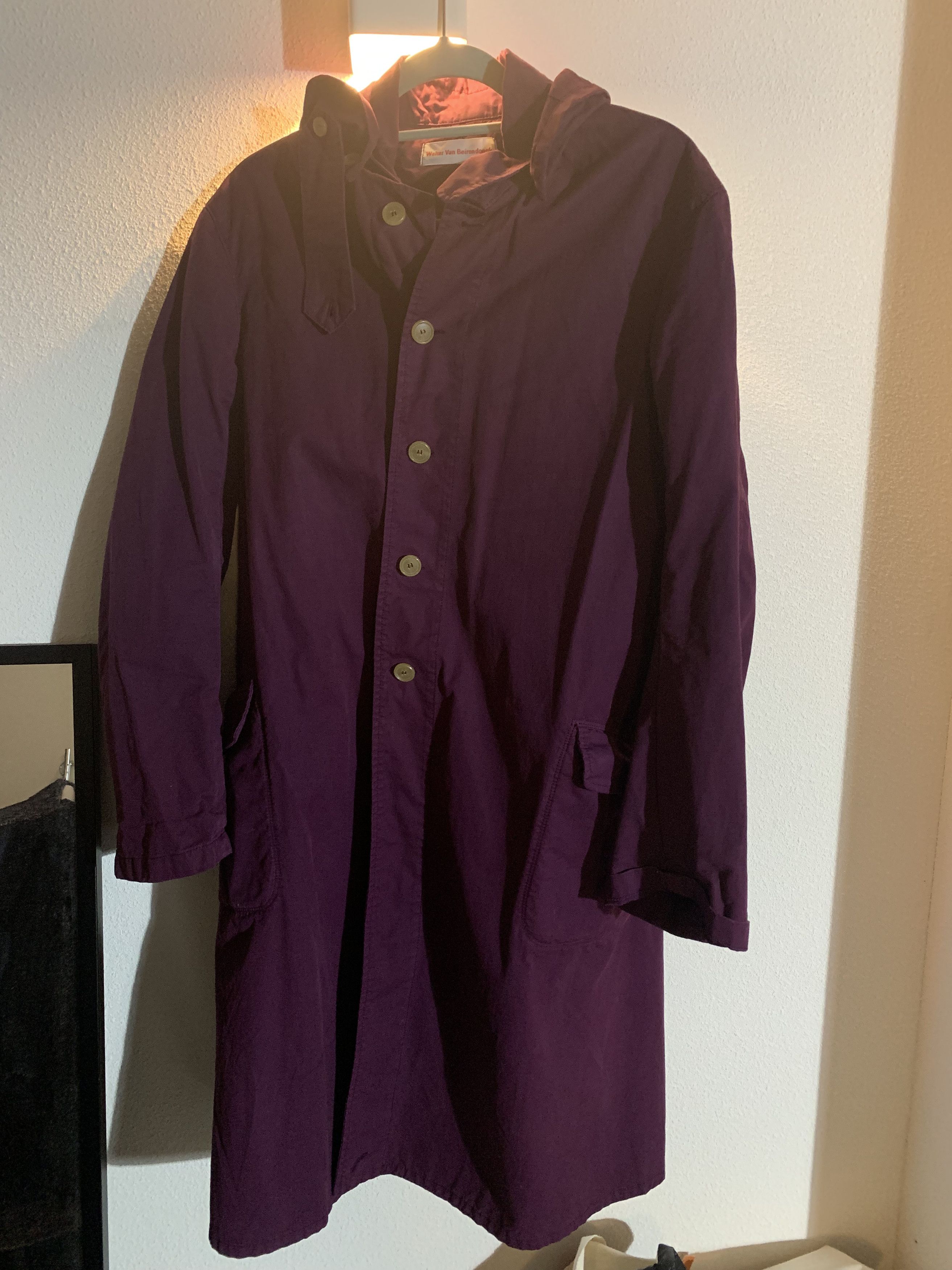 Walter Van Beirendonck RAYGUN RTD COAT PURPLE Size US S / EU 44-46 / 1 - 3 Thumbnail