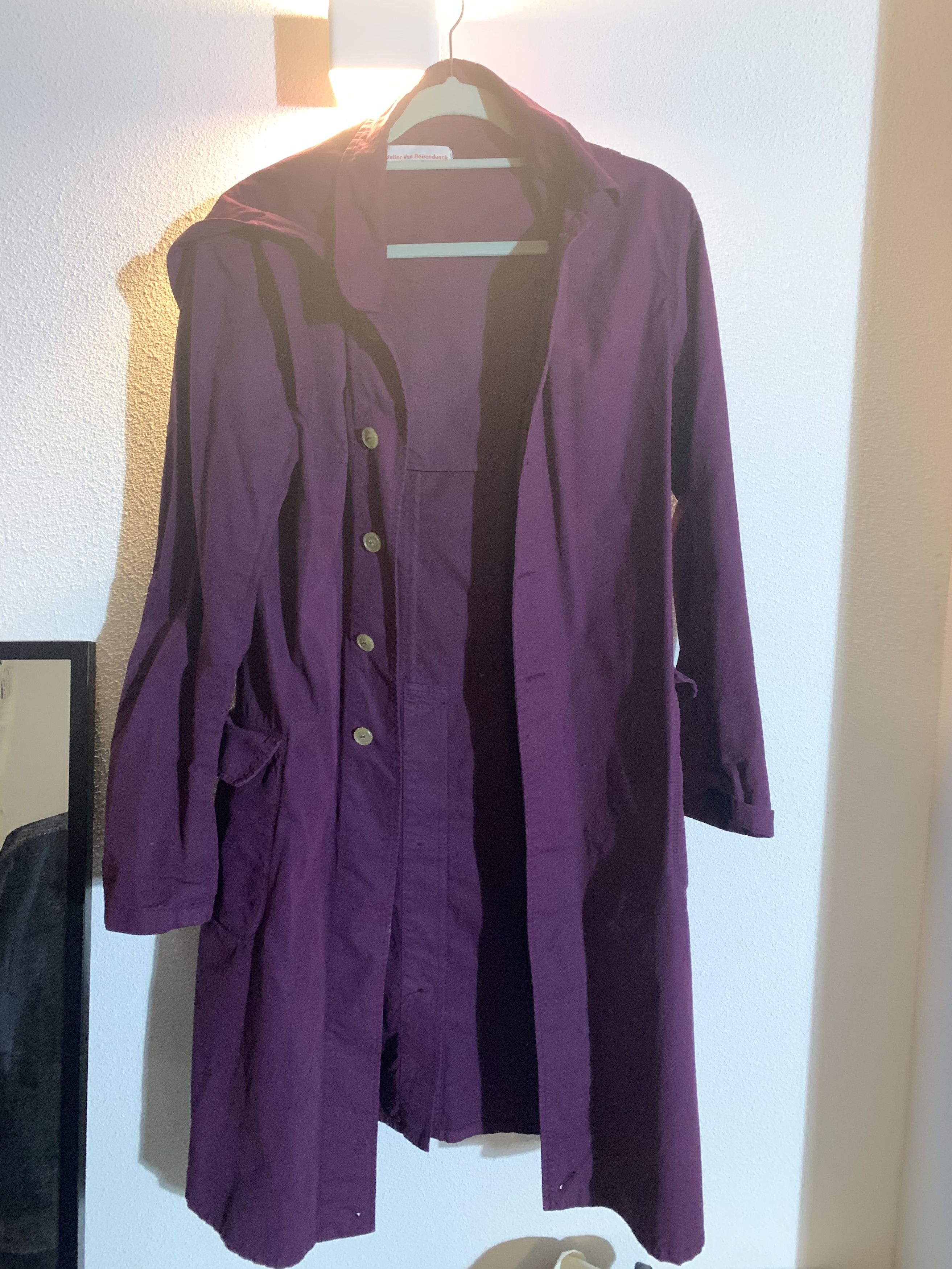 Walter Van Beirendonck RAYGUN RTD COAT PURPLE Size US S / EU 44-46 / 1 - 4 Thumbnail