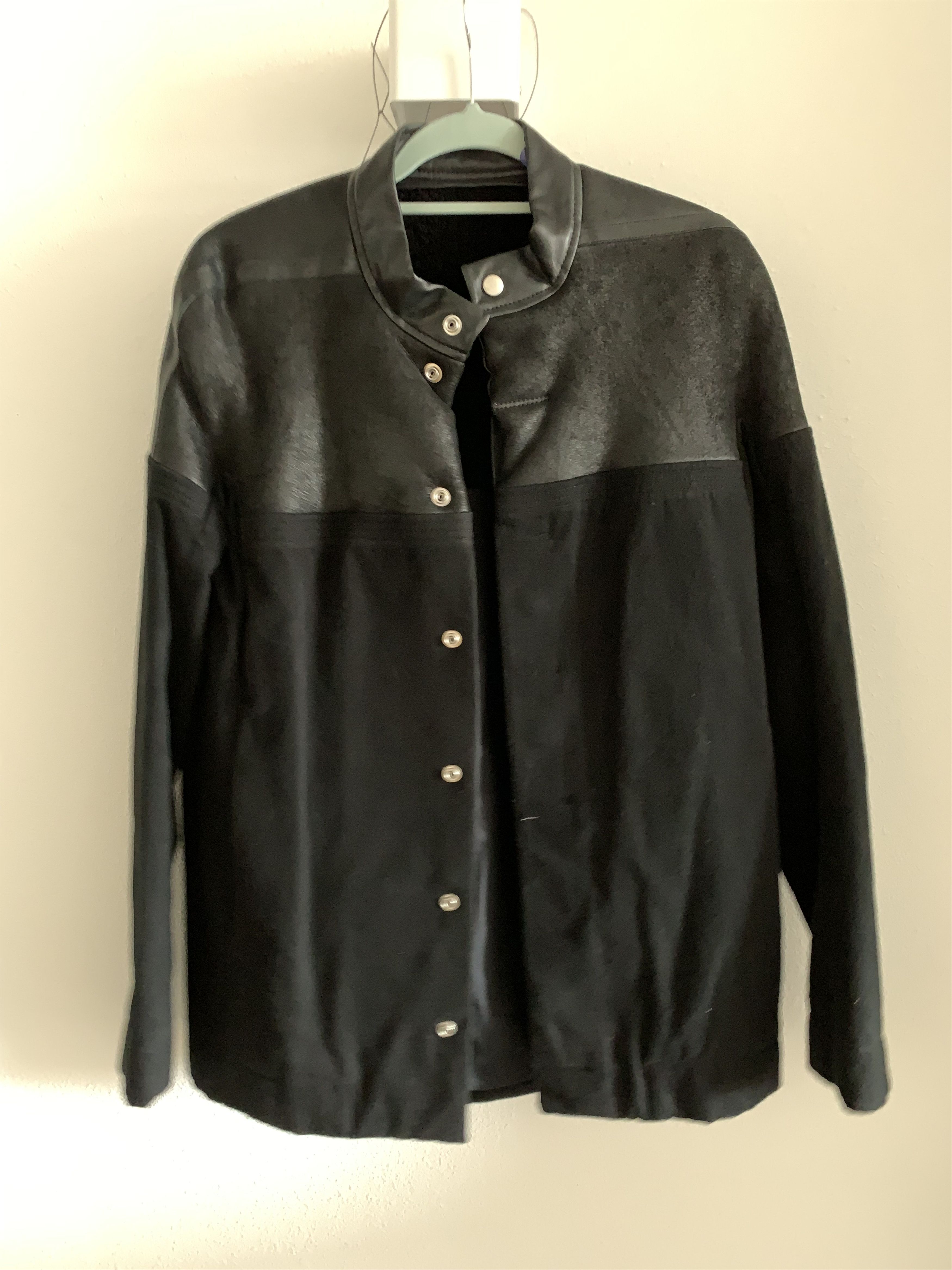Rick Owens leather coat