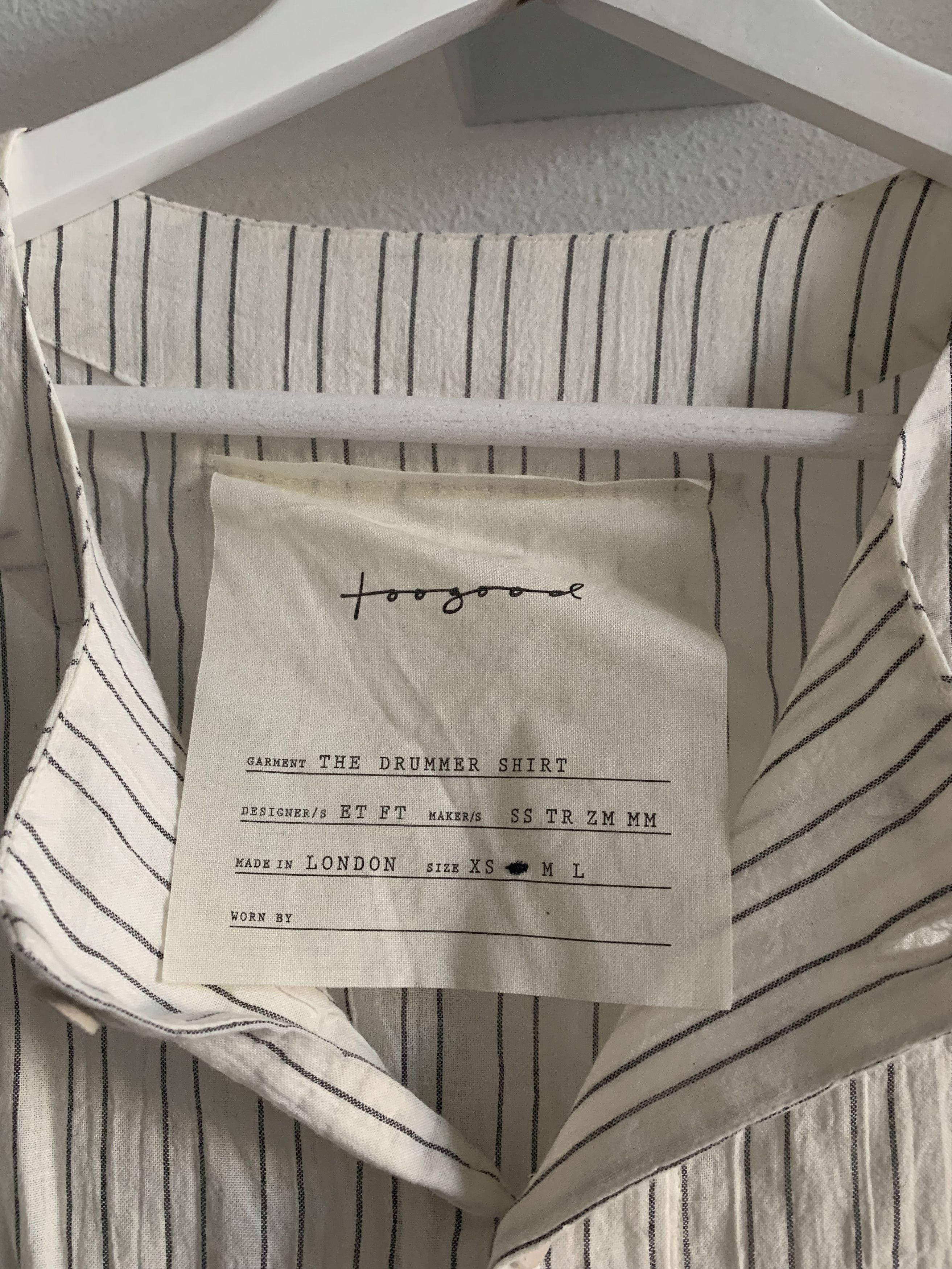 Toogood Toogood --THE DRUMMER SHIRT Size US S / EU 44-46 / 1 - 6 Thumbnail