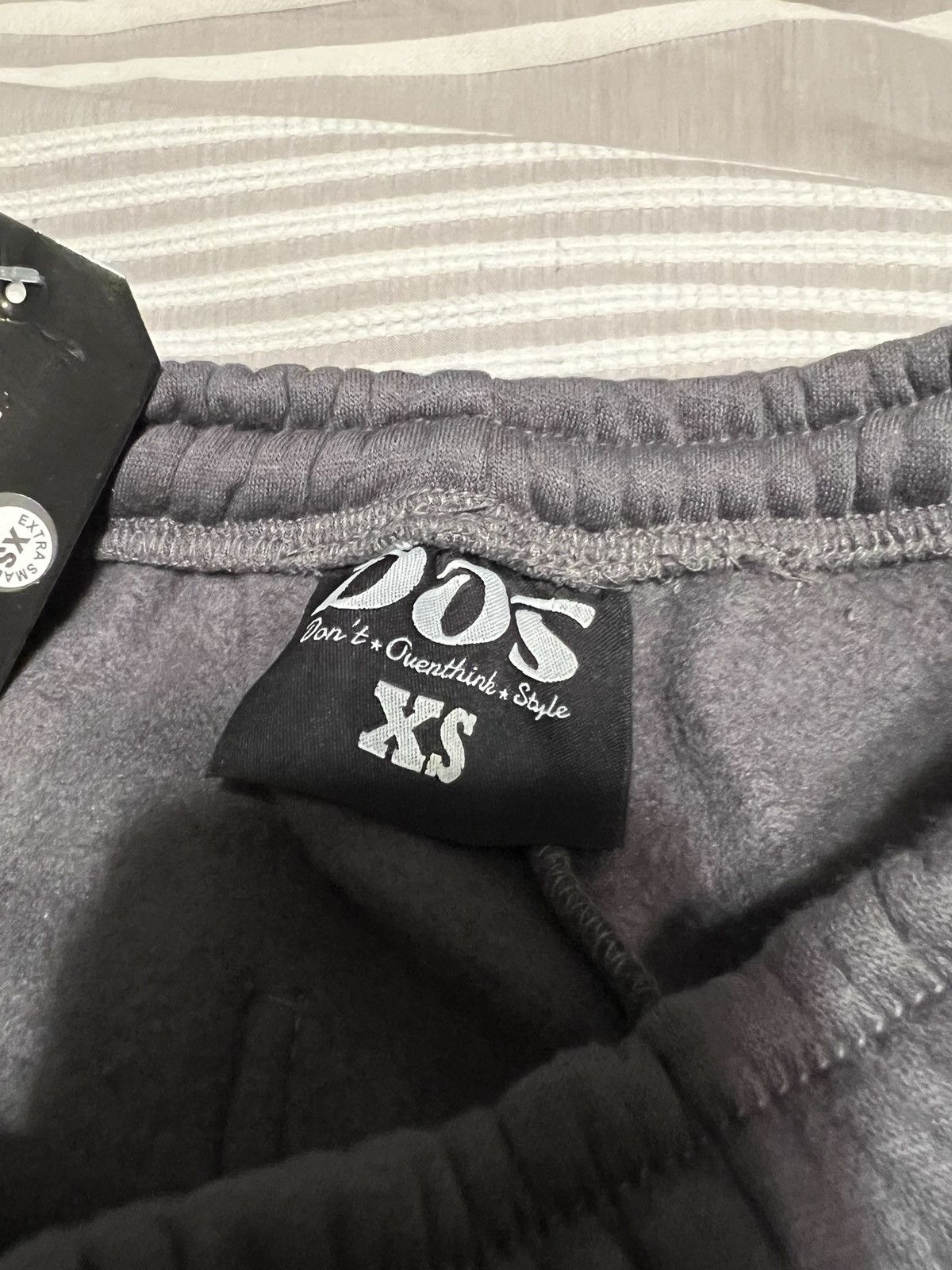 Designer DOS ATL Gray Flared Sweatpants Size US 28 / EU 44 - 5 Thumbnail