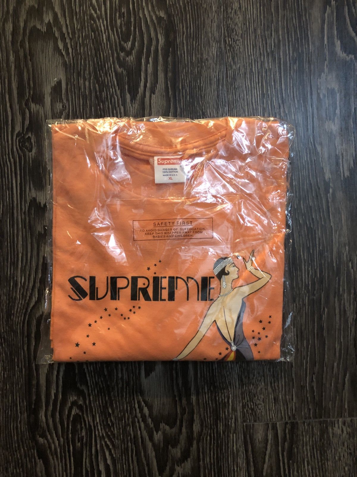 Supreme BNWT / DS Supreme SS12 Stardust Tee Orange Size US XL / EU 56 / 4 - 1 Thumbnail