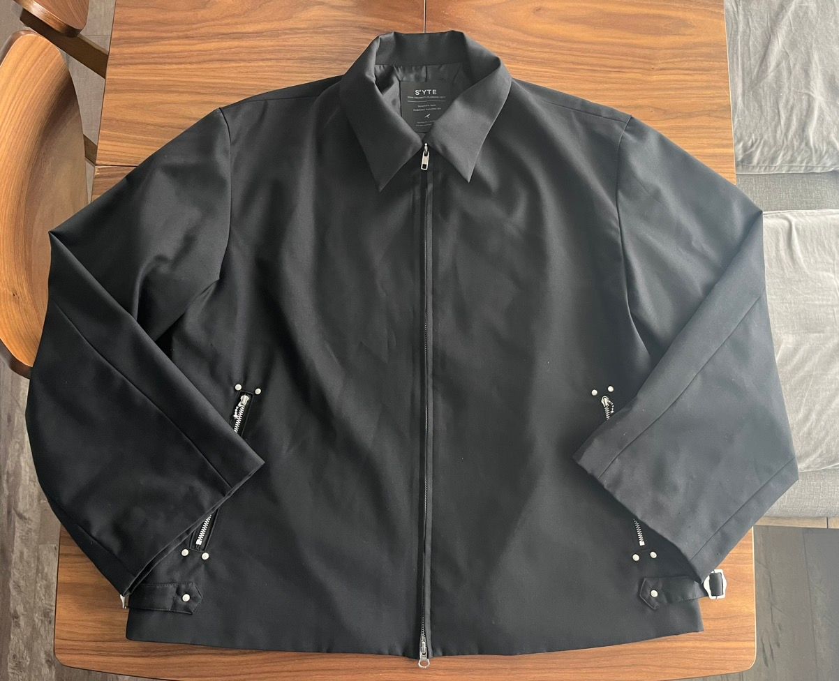 Pre-owned Yohji Yamamoto T/w Gabardine Jacket In Black