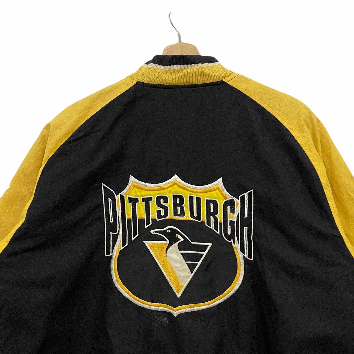 NHL Vtg 90s Pittsburgh Penguins NHL Hockey Bomber Jacket Size US M / EU 48-50 / 2 - 13 Thumbnail