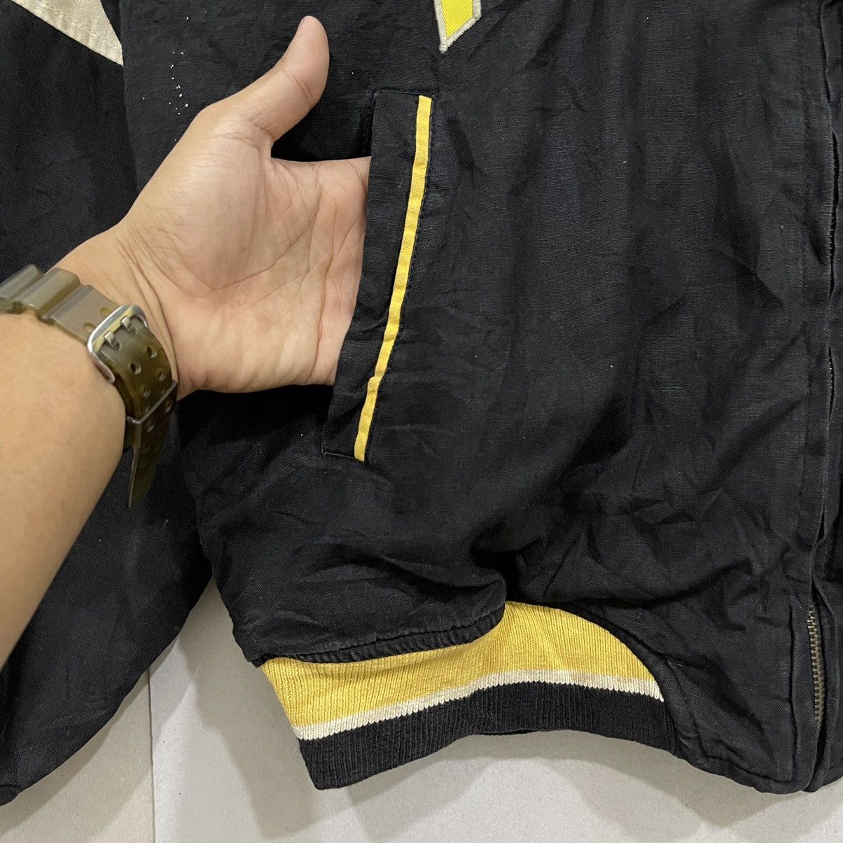 NHL Vtg 90s Pittsburgh Penguins NHL Hockey Bomber Jacket Size US M / EU 48-50 / 2 - 19 Thumbnail