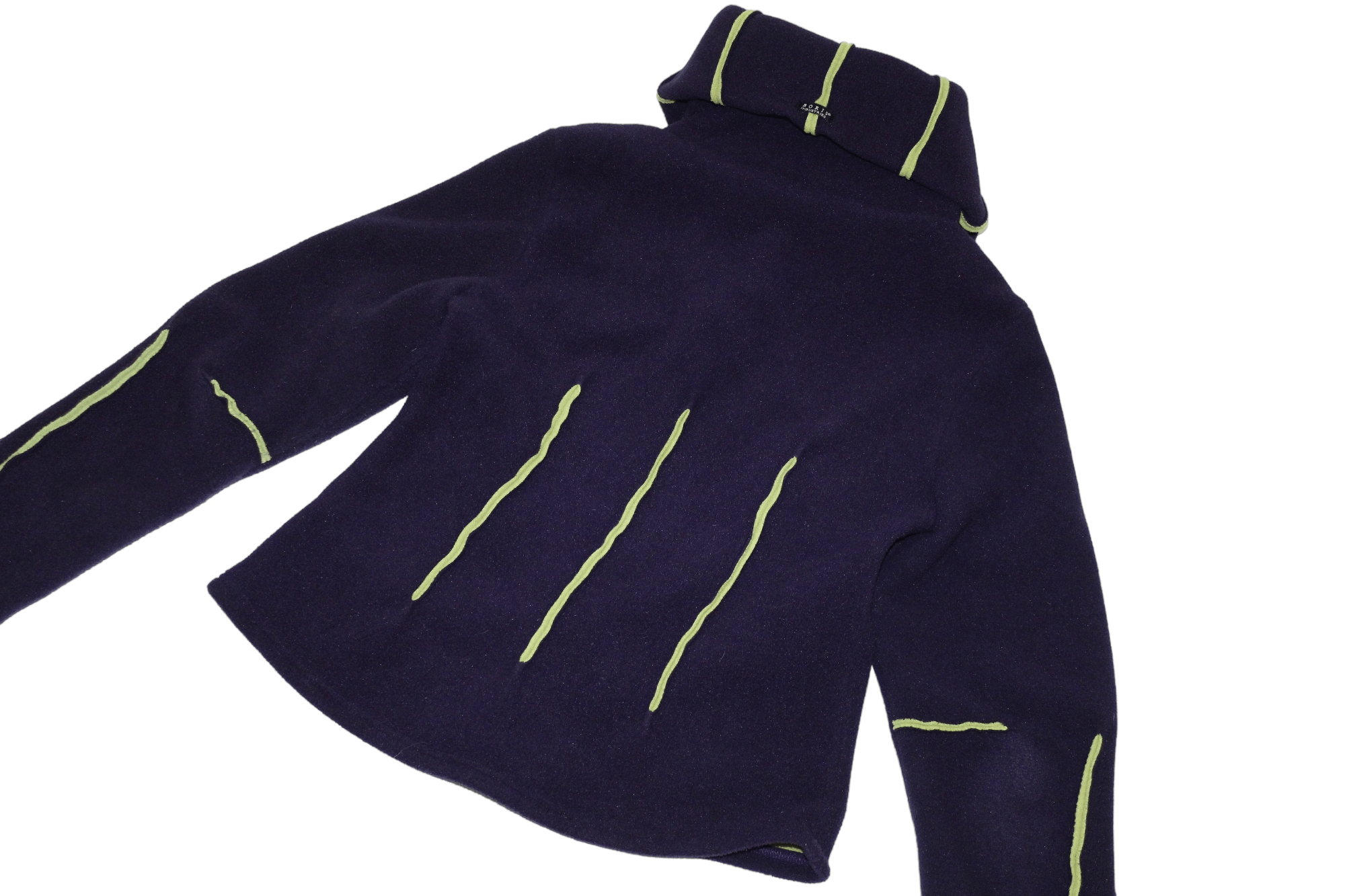 Japanese Brand Boris Industrues Teddy Fleece high-neck Velcro Jacket Size S / US 4 / IT 40 - 12 Thumbnail