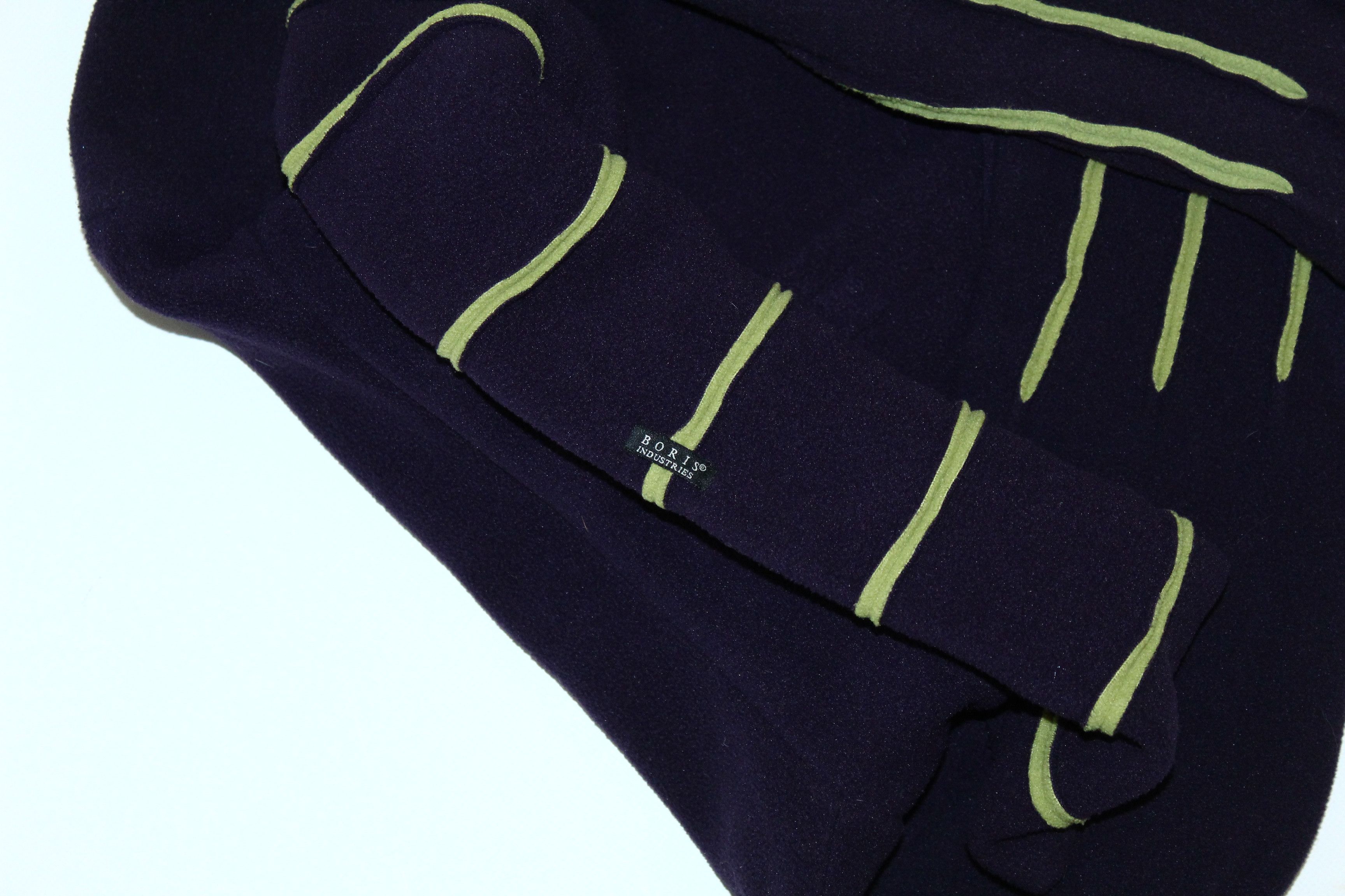 Japanese Brand Boris Industrues Teddy Fleece high-neck Velcro Jacket Size S / US 4 / IT 40 - 10 Thumbnail