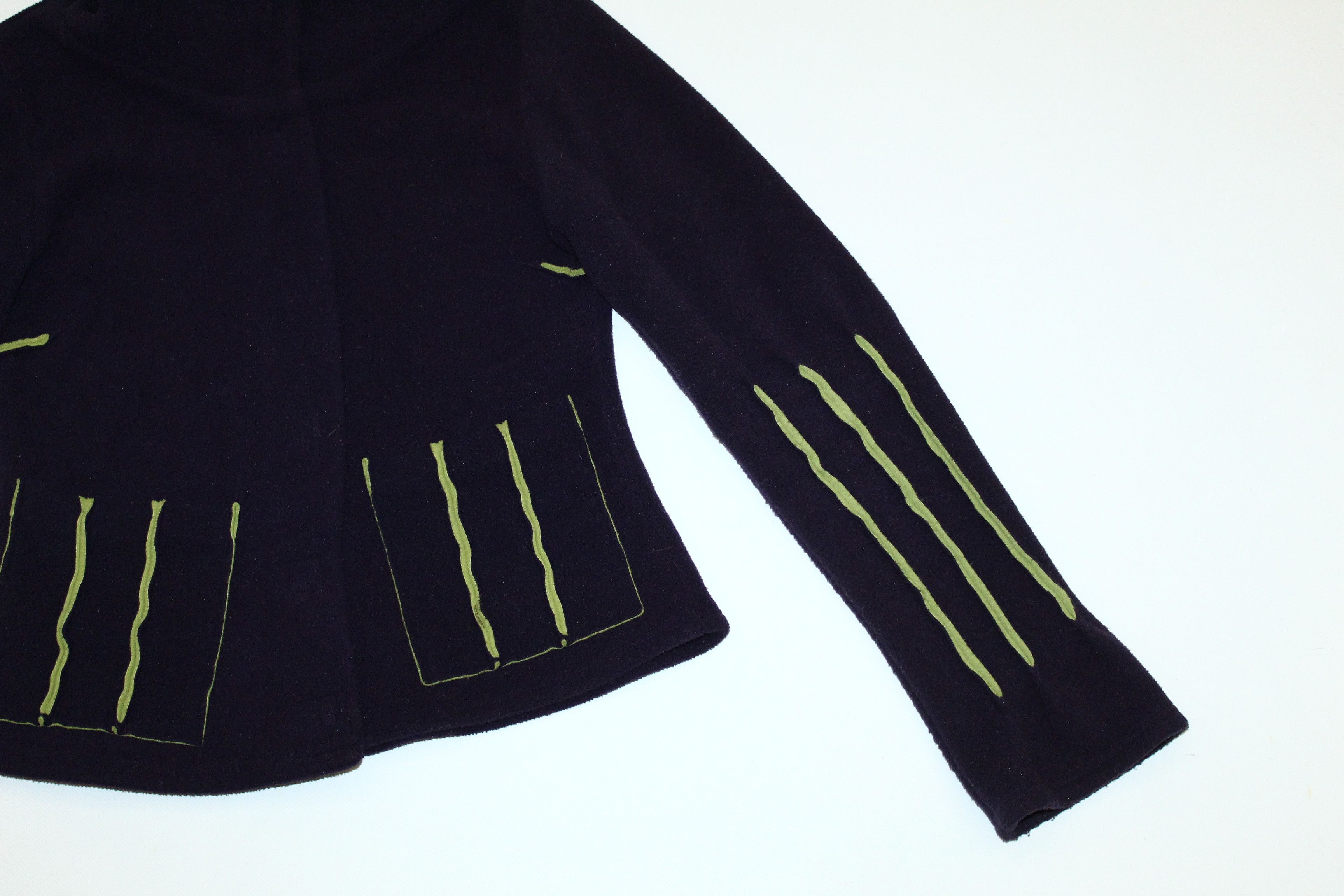 Japanese Brand Boris Industrues Teddy Fleece high-neck Velcro Jacket Size S / US 4 / IT 40 - 9 Thumbnail