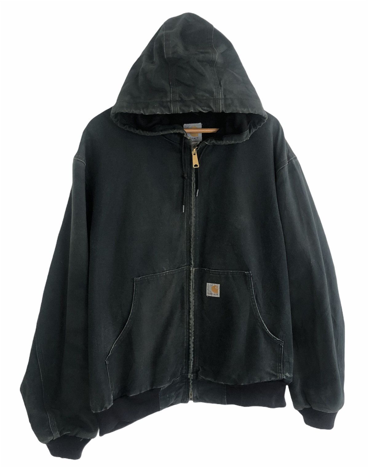 Carhartt ✈️🔥CARHARTT VINTAGE DENIM HOODIE JACKET🔥✈️ Size US XL / EU 56 / 4 - 4 Thumbnail