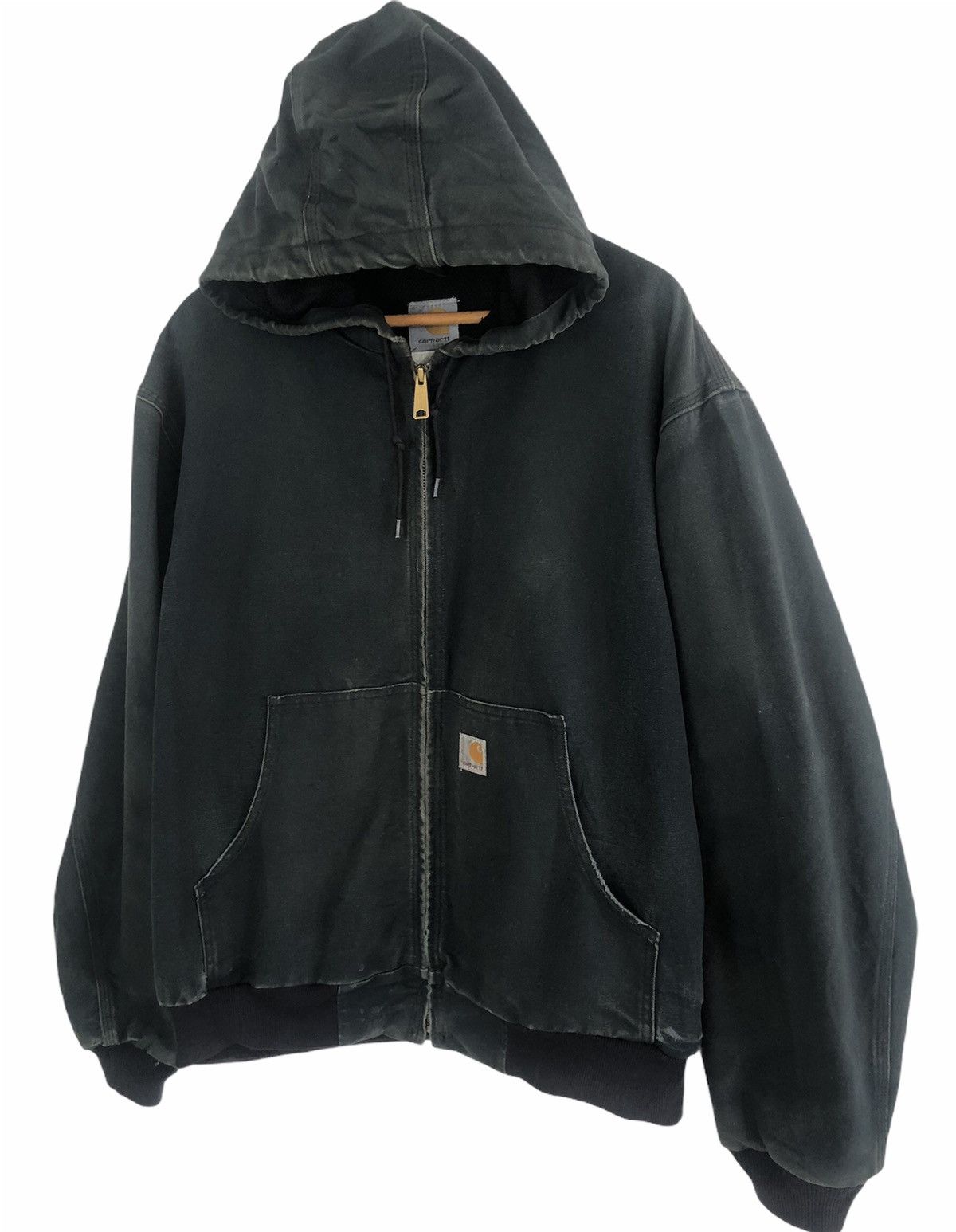 Carhartt ✈️🔥CARHARTT VINTAGE DENIM HOODIE JACKET🔥✈️ Size US XL / EU 56 / 4 - 3 Thumbnail