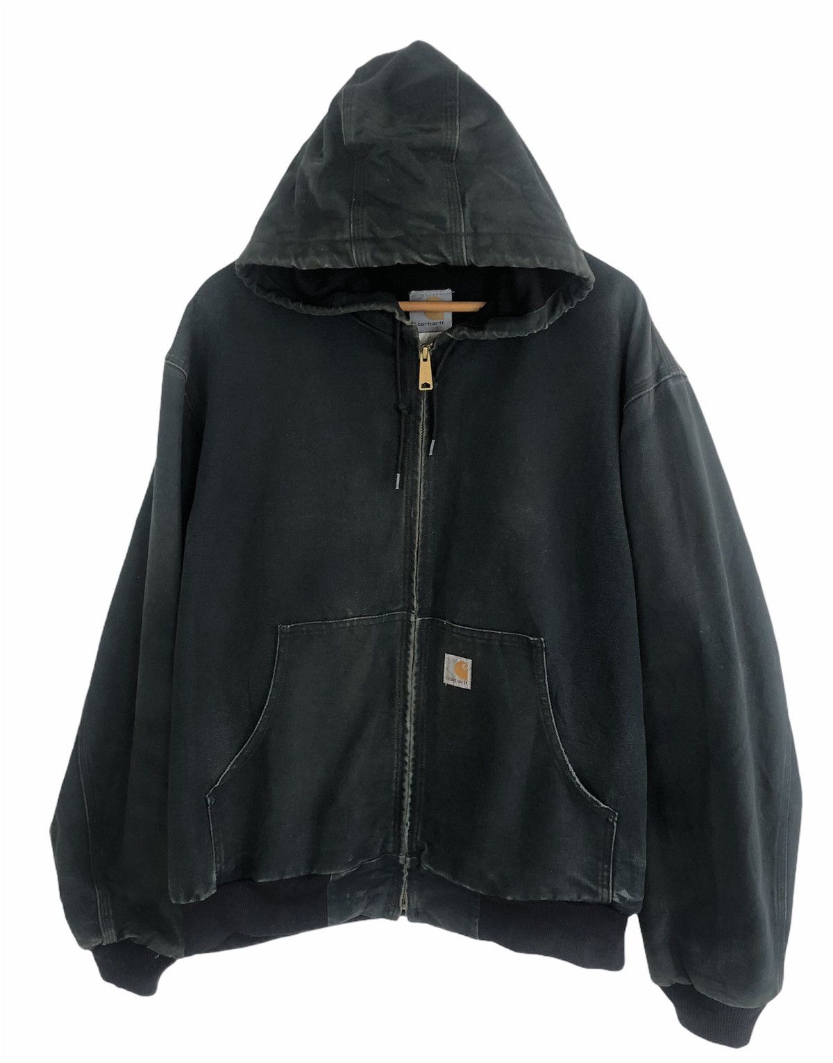 Carhartt ✈️🔥CARHARTT VINTAGE DENIM HOODIE JACKET🔥✈️ Size US XL / EU 56 / 4 - 2 Thumbnail