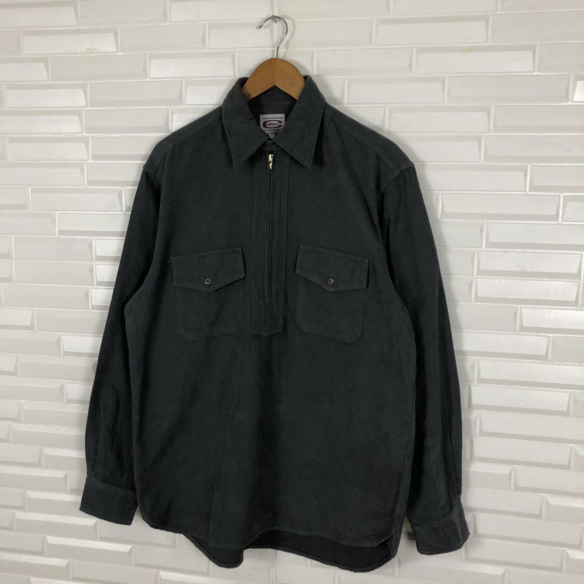 Carhartt × Carhartt Wip × Vintage ✈️🔥CARHARTT VINTAGE HALF ZIPPER LIGHT JACKET VINTAGE🔥✈️ Size US M / EU 48-50 / 2 - 3 Thumbnail