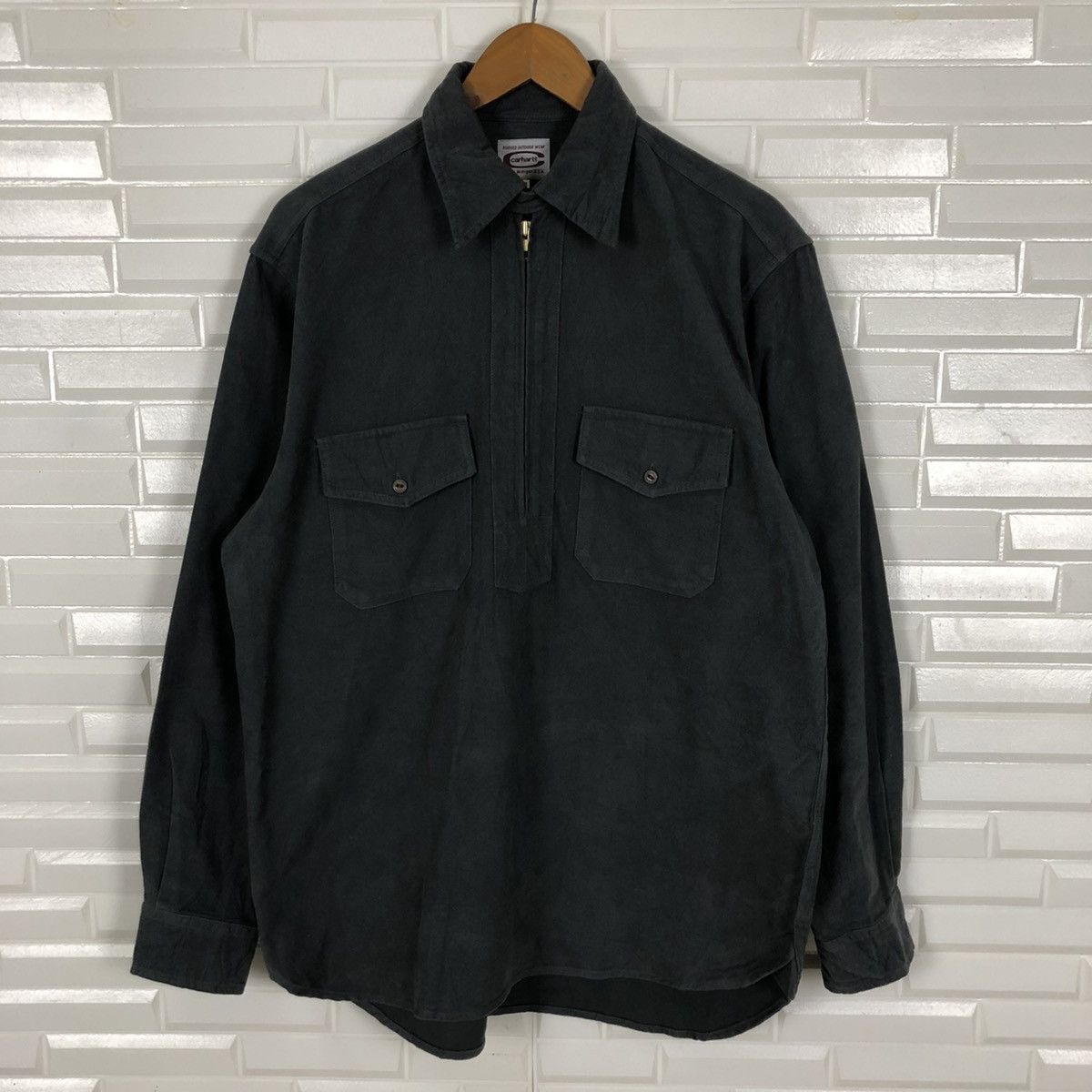 Carhartt × Carhartt Wip × Vintage ✈️🔥CARHARTT VINTAGE HALF ZIPPER LIGHT JACKET VINTAGE🔥✈️ Size US M / EU 48-50 / 2 - 2 Thumbnail