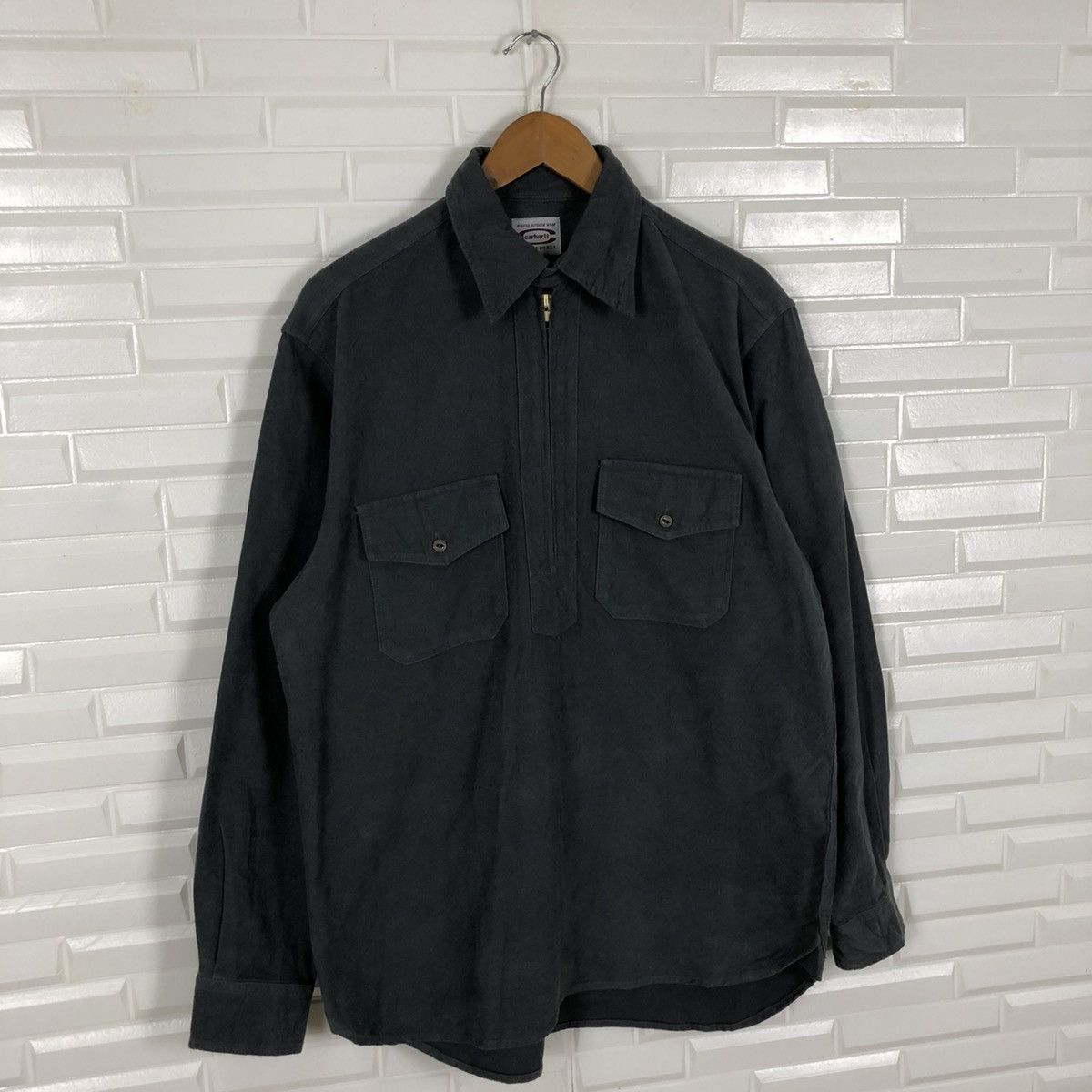 Carhartt × Carhartt Wip × Vintage ✈️🔥CARHARTT VINTAGE HALF ZIPPER LIGHT JACKET VINTAGE🔥✈️ Size US M / EU 48-50 / 2 - 4 Thumbnail