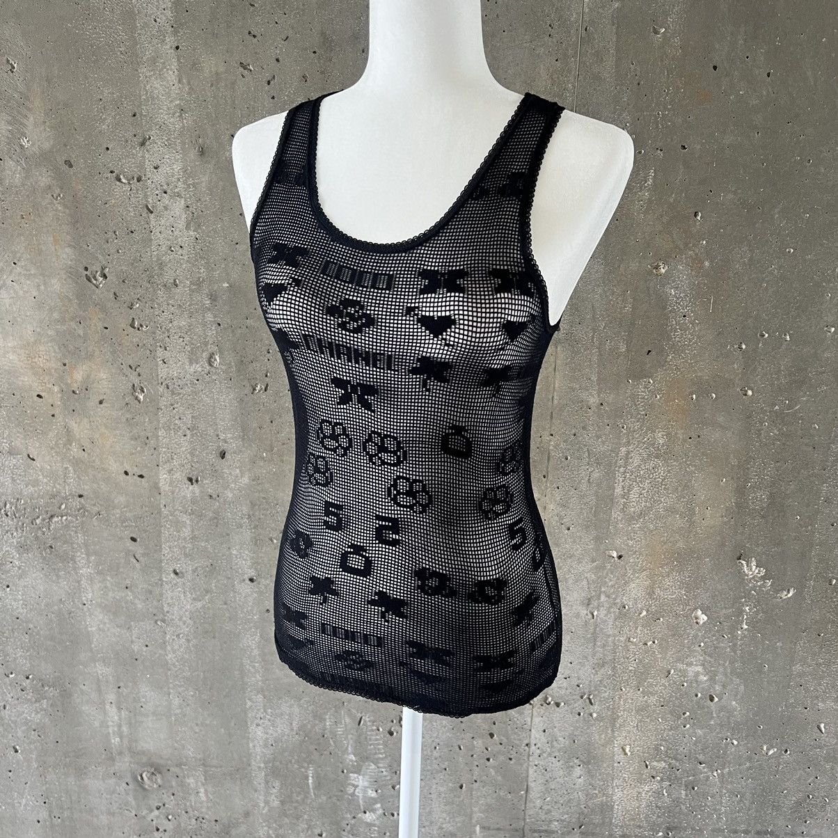 Chanel Chanel Mesh Icon Tank Top Size M / US 6-8 / IT 42-44 - 1 Thumbnail