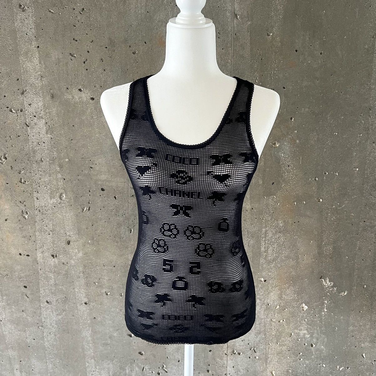 Chanel Chanel Mesh Icon Tank Top Size M / US 6-8 / IT 42-44 - 2 Thumbnail