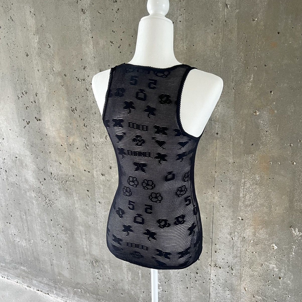 Chanel Chanel Mesh Icon Tank Top Size M / US 6-8 / IT 42-44 - 3 Thumbnail