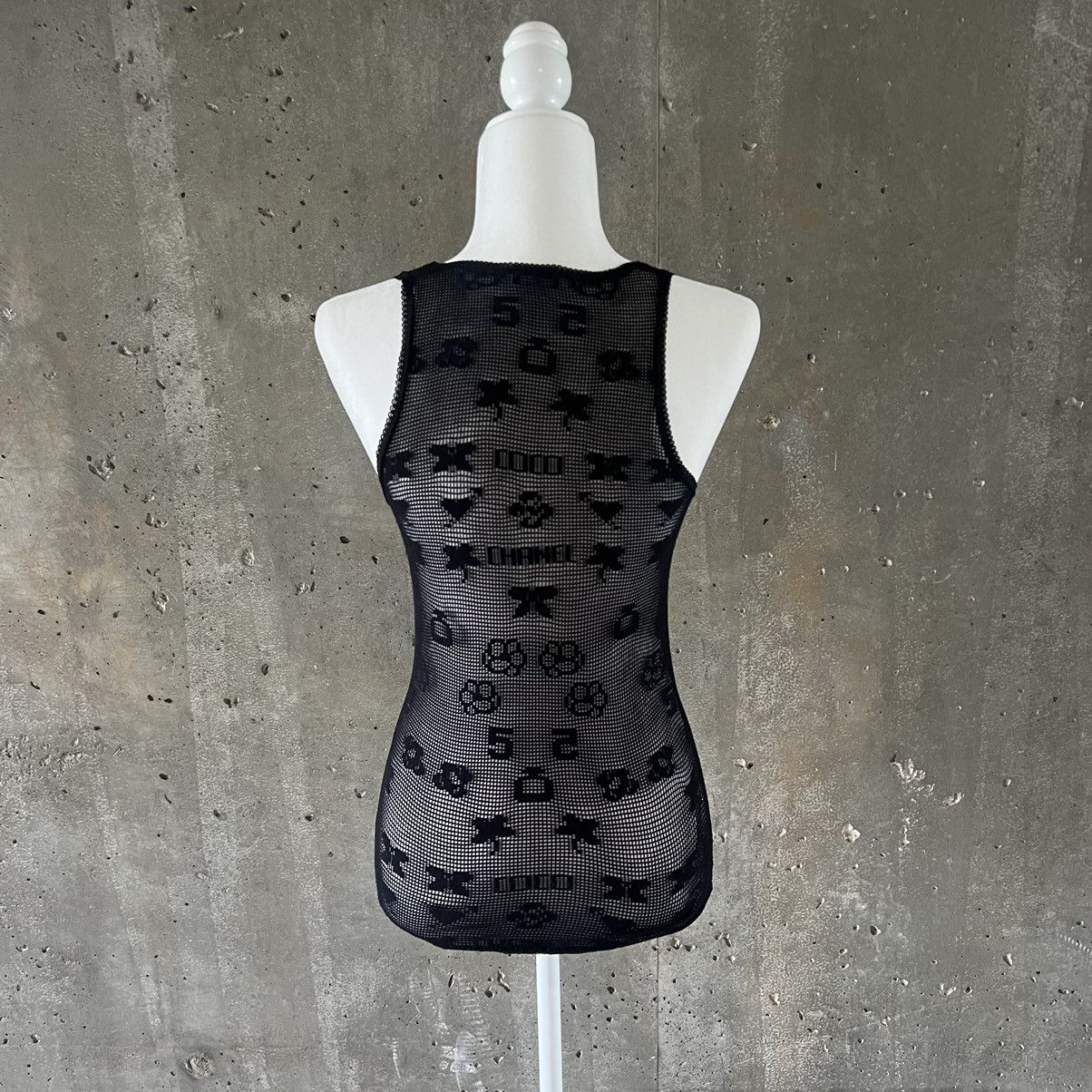 Chanel Chanel Mesh Icon Tank Top Size M / US 6-8 / IT 42-44 - 4 Thumbnail