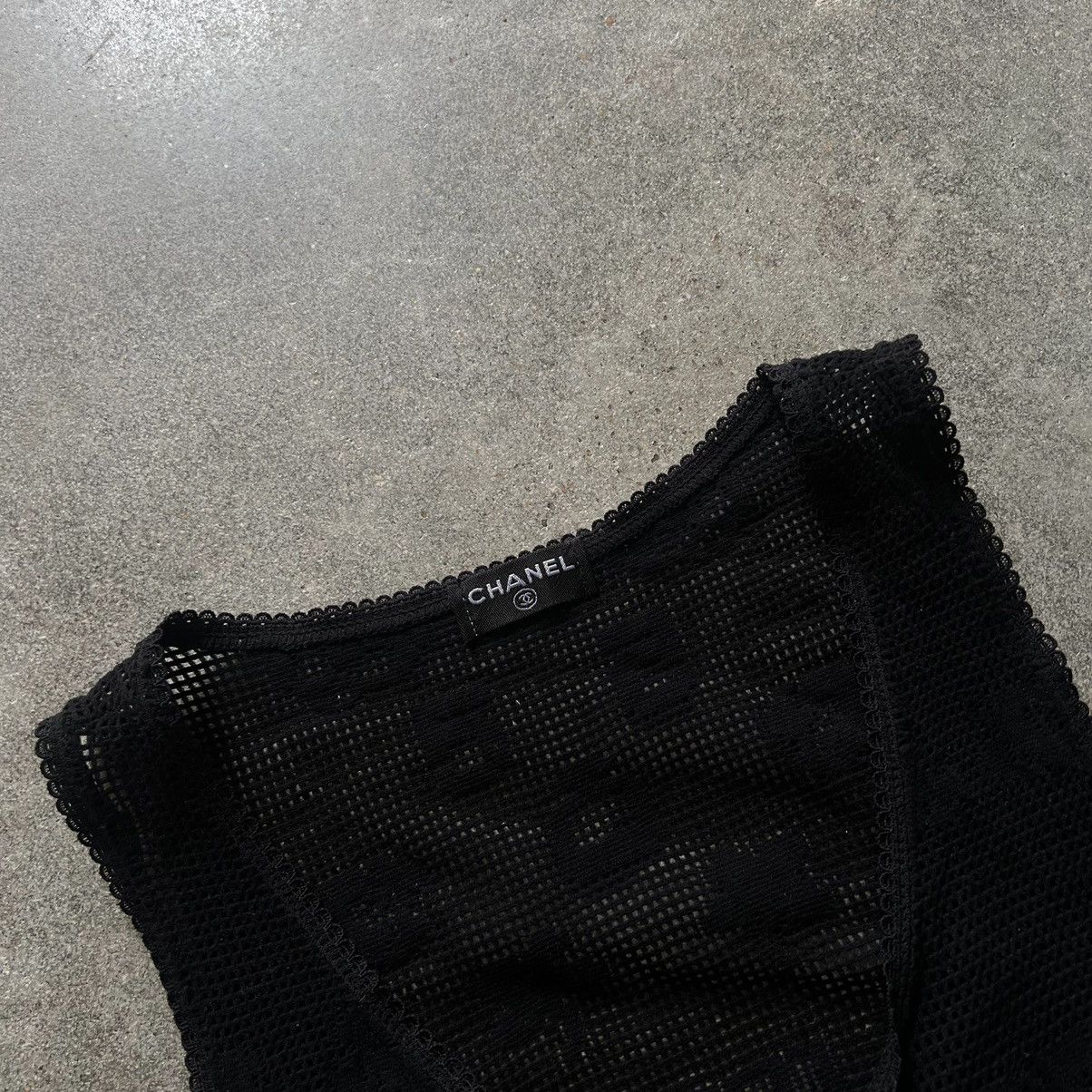 Chanel Chanel Mesh Icon Tank Top Size M / US 6-8 / IT 42-44 - 5 Thumbnail