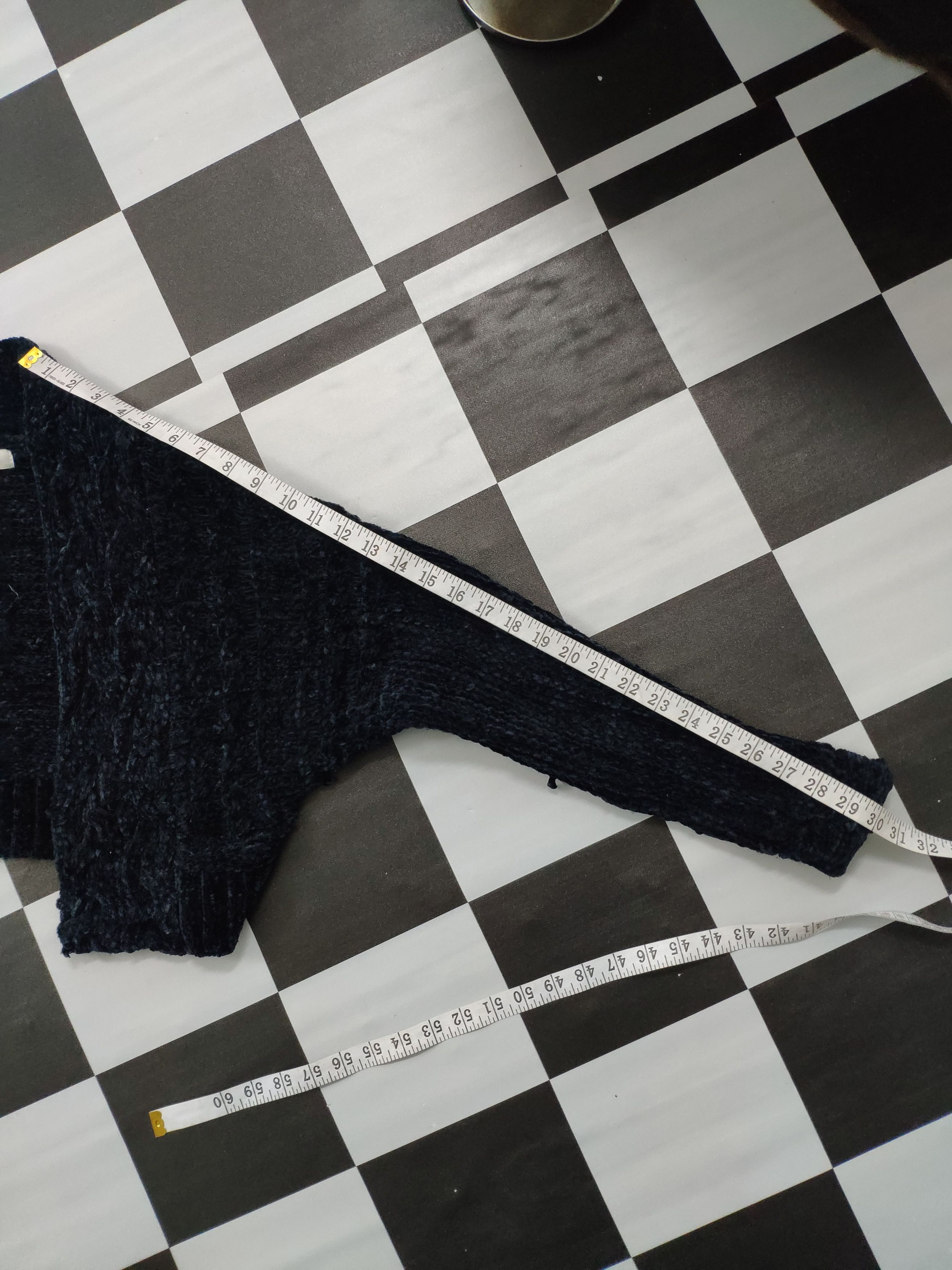 Japanese Brand Steal 💥 Vintage Cecil Mc Bee Knit Cropped Cardigan Size M / US 6-8 / IT 42-44 - 14 Thumbnail