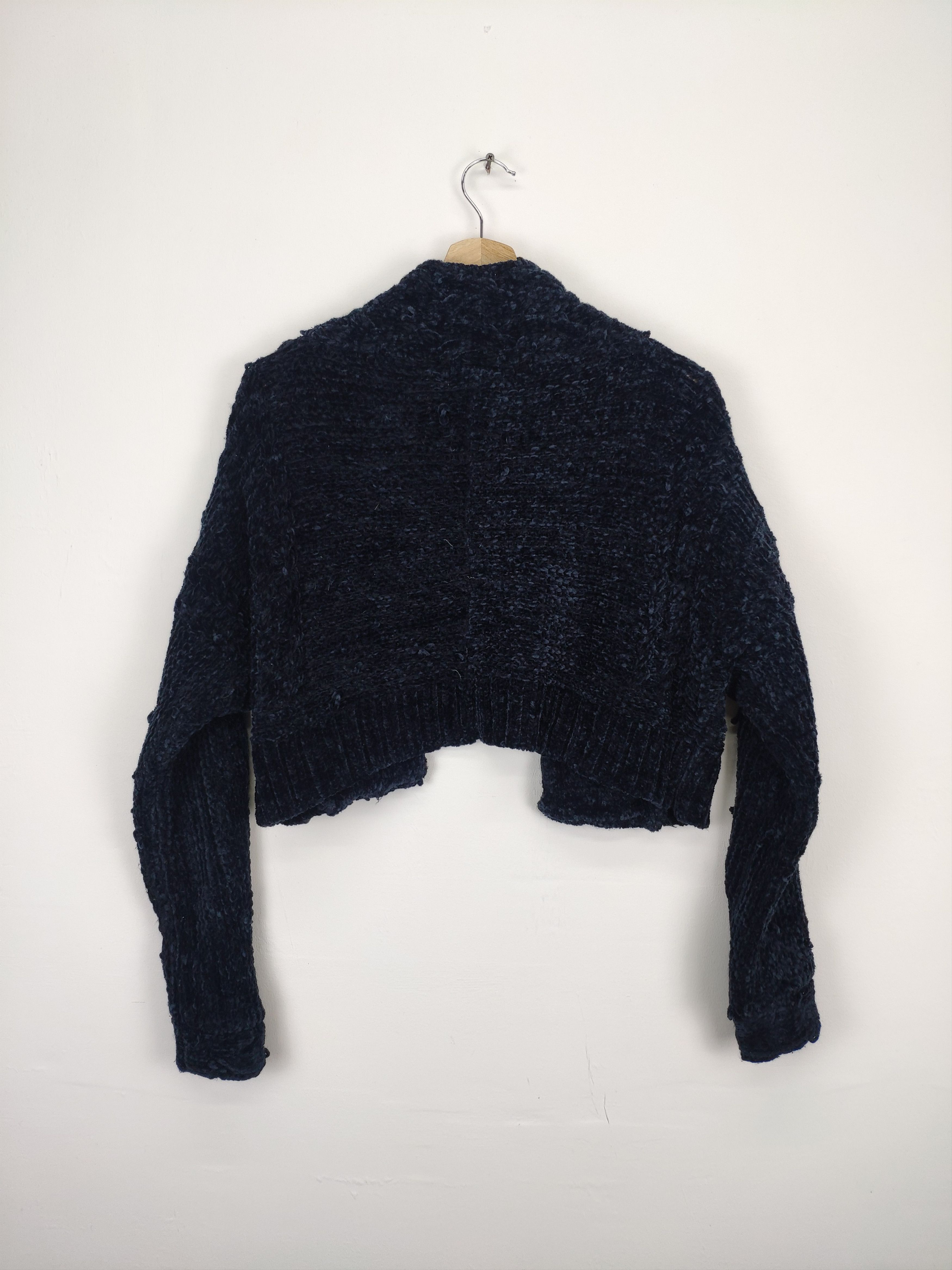Japanese Brand Steal 💥 Vintage Cecil Mc Bee Knit Cropped Cardigan Size M / US 6-8 / IT 42-44 - 16 Thumbnail