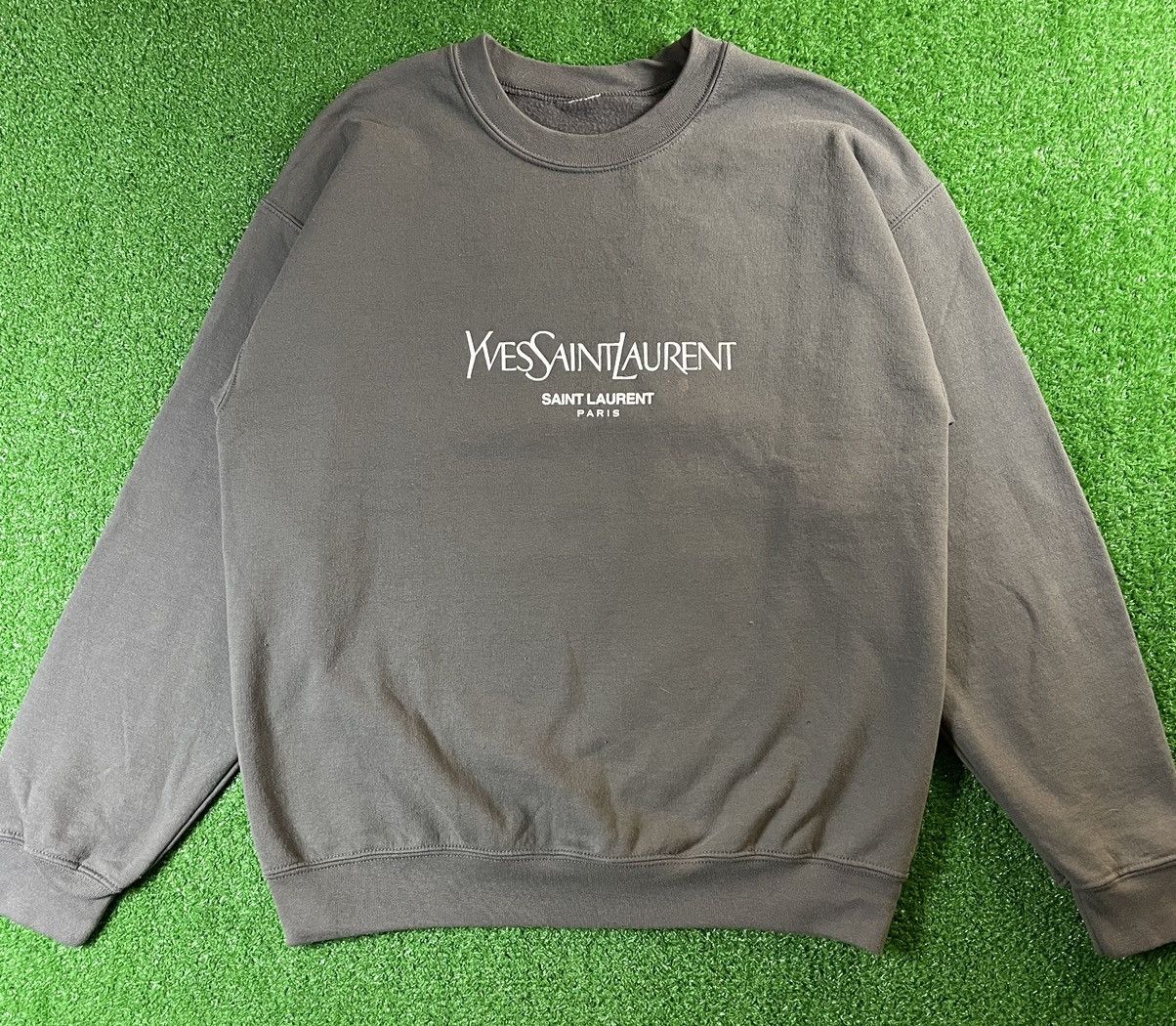 Vintage Vintage 90s YSL Yves Saint Laurent Bootleg Medium Sweatshirt Grailed