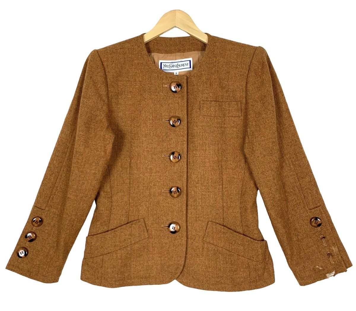 Yves Saint Laurent Vintage Yves Saint Lauren Hair Jacket Size S / US 4 / IT 40 - 1 Thumbnail