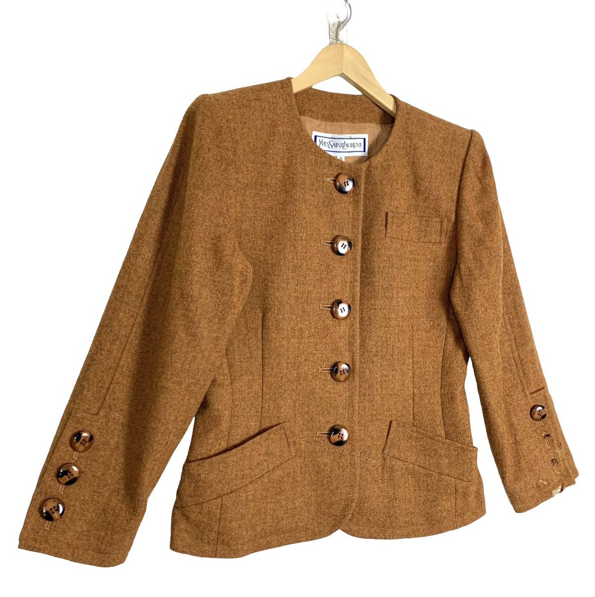 Yves Saint Laurent Vintage Yves Saint Lauren Hair Jacket Size S / US 4 / IT 40 - 3 Thumbnail