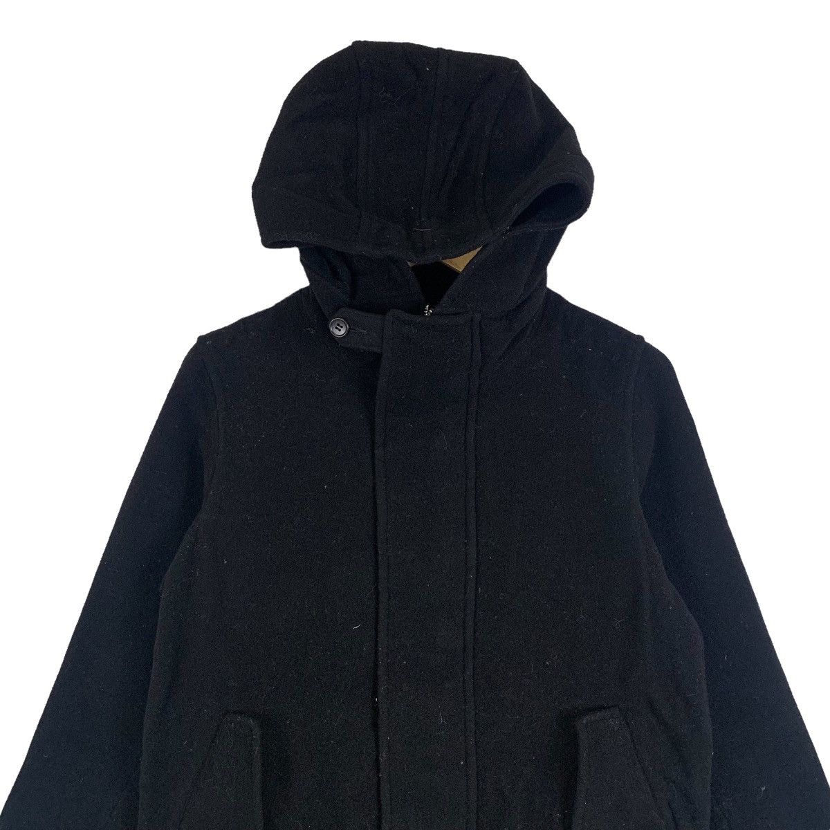 Vintage × Zucca ZUCCA French Fashion Design Wool Hoodie Coat Parkas Jacket Size US M / EU 48-50 / 2 - 5 Thumbnail