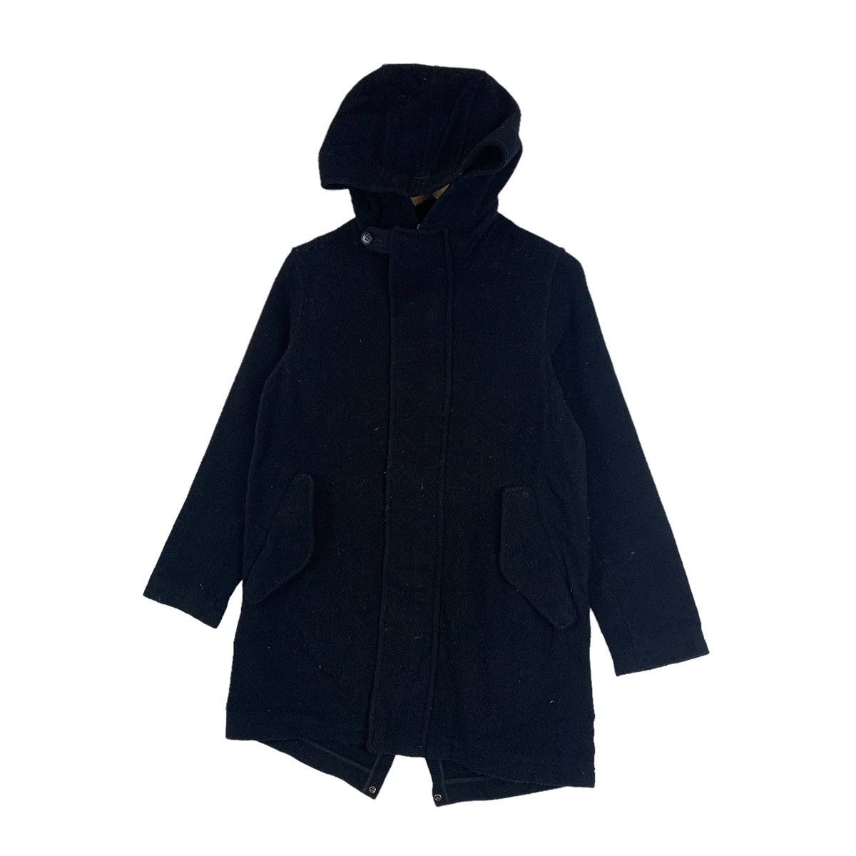 Vintage × Zucca ZUCCA French Fashion Design Wool Hoodie Coat Parkas Jacket Size US M / EU 48-50 / 2 - 4 Thumbnail