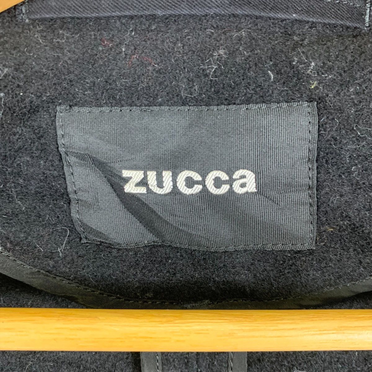 Vintage × Zucca ZUCCA French Fashion Design Wool Hoodie Coat Parkas Jacket Size US M / EU 48-50 / 2 - 6 Thumbnail