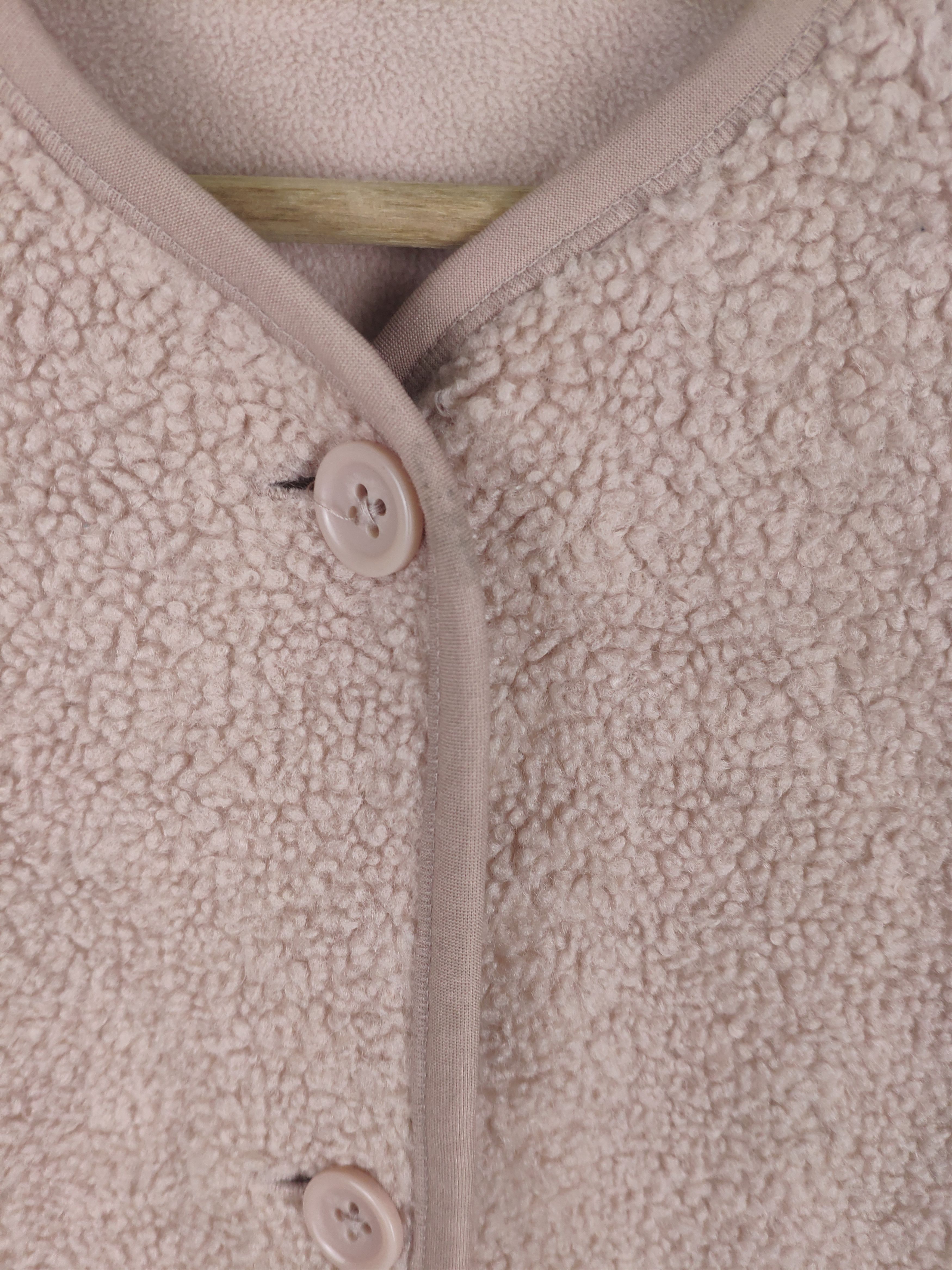 Japanese Brand × Uniqlo Uniqlo Fleece Sherpa Cropped Cardigan Size US M / EU 48-50 / 2 - 4 Thumbnail