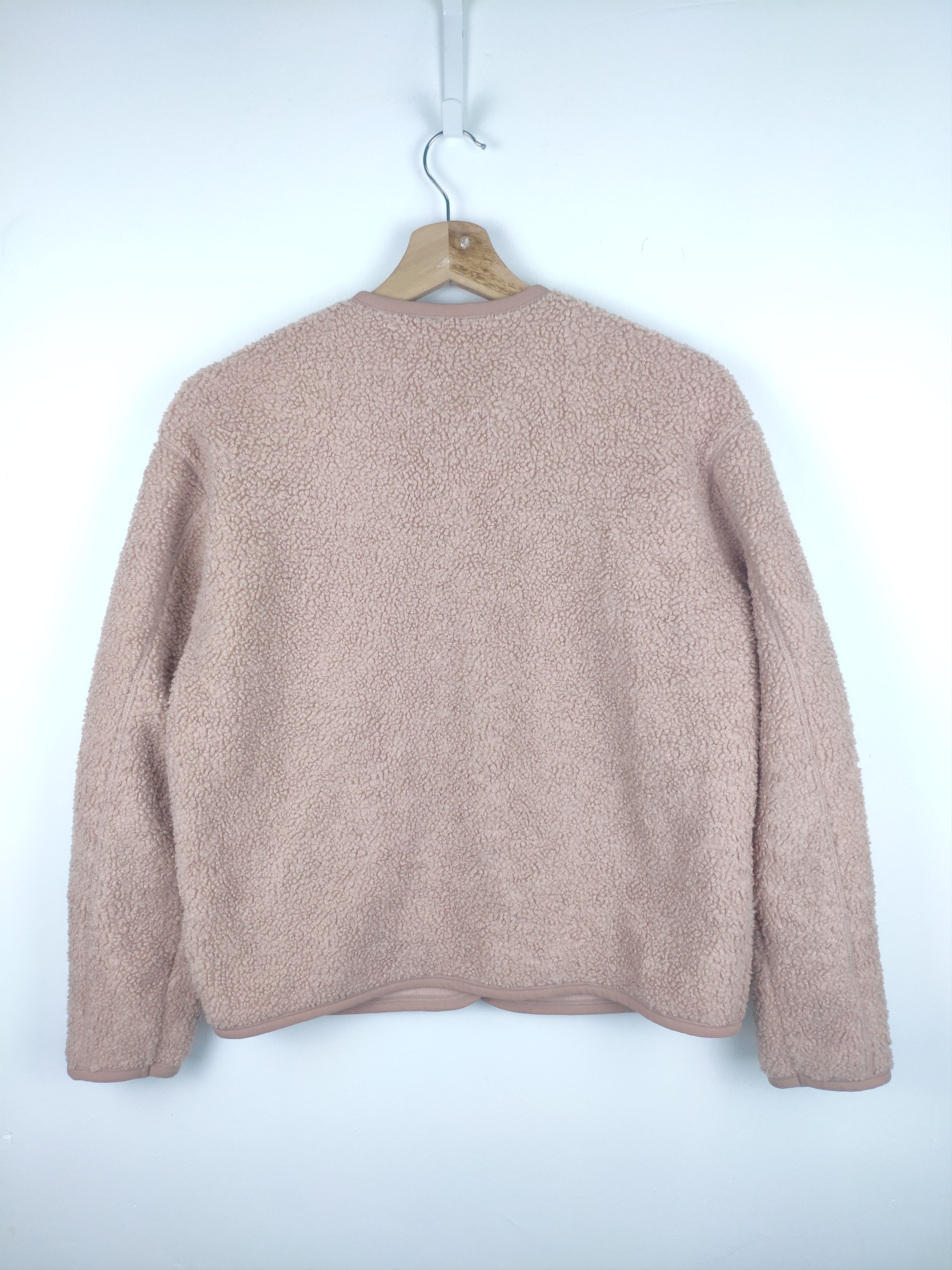 Japanese Brand × Uniqlo Uniqlo Fleece Sherpa Cropped Cardigan Size US M / EU 48-50 / 2 - 10 Thumbnail