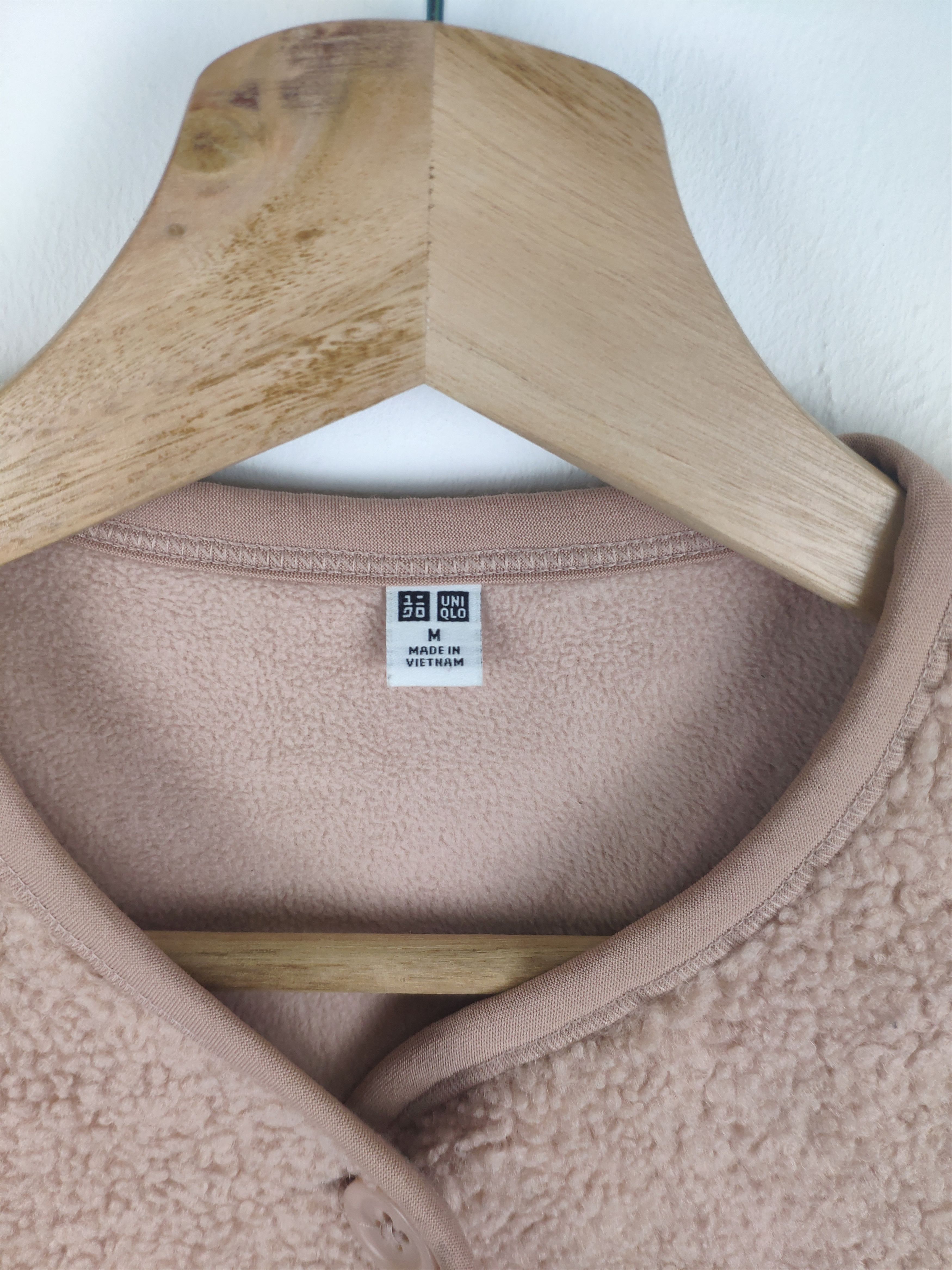 Japanese Brand × Uniqlo Uniqlo Fleece Sherpa Cropped Cardigan Size US M / EU 48-50 / 2 - 8 Thumbnail