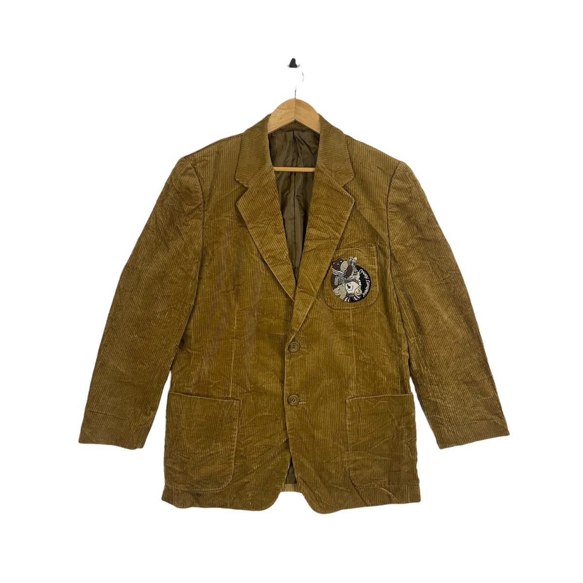 Vintage Jean Charles De CASTELBAJAC Coduroy Blazer Coat Jacket Size 42R - 1 Thumbnail