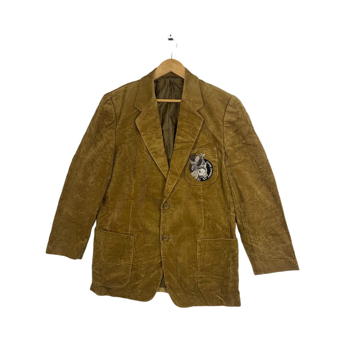 Vintage Jean Charles De CASTELBAJAC Coduroy Blazer Coat Jacket Size 42R - 4 Thumbnail