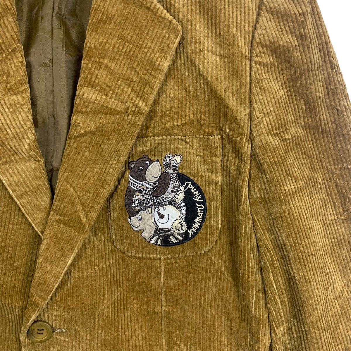 Vintage Jean Charles De CASTELBAJAC Coduroy Blazer Coat Jacket Size 42R - 9 Thumbnail