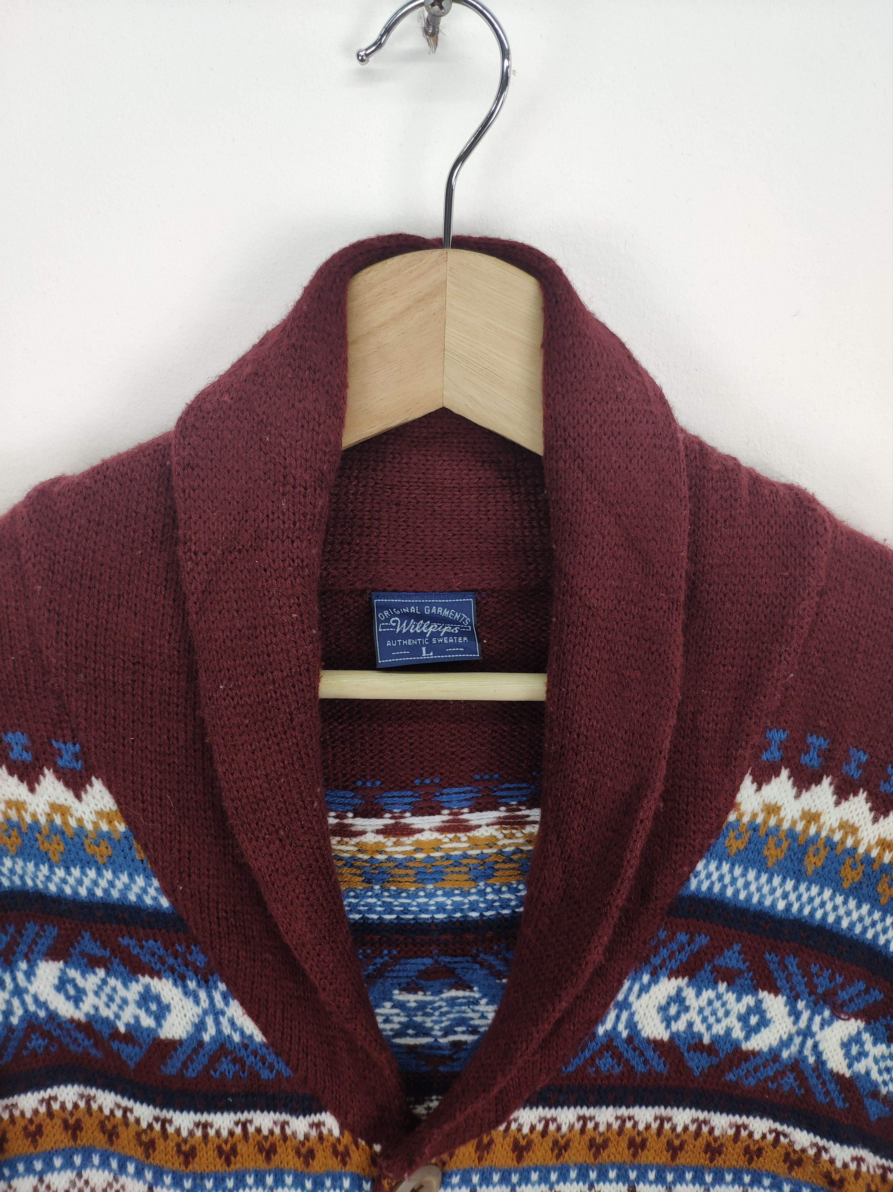 Japanese Brand × Vintage Vintage Knit Cardigan Native Style Japanese Brand Size M / US 6-8 / IT 42-44 - 9 Thumbnail