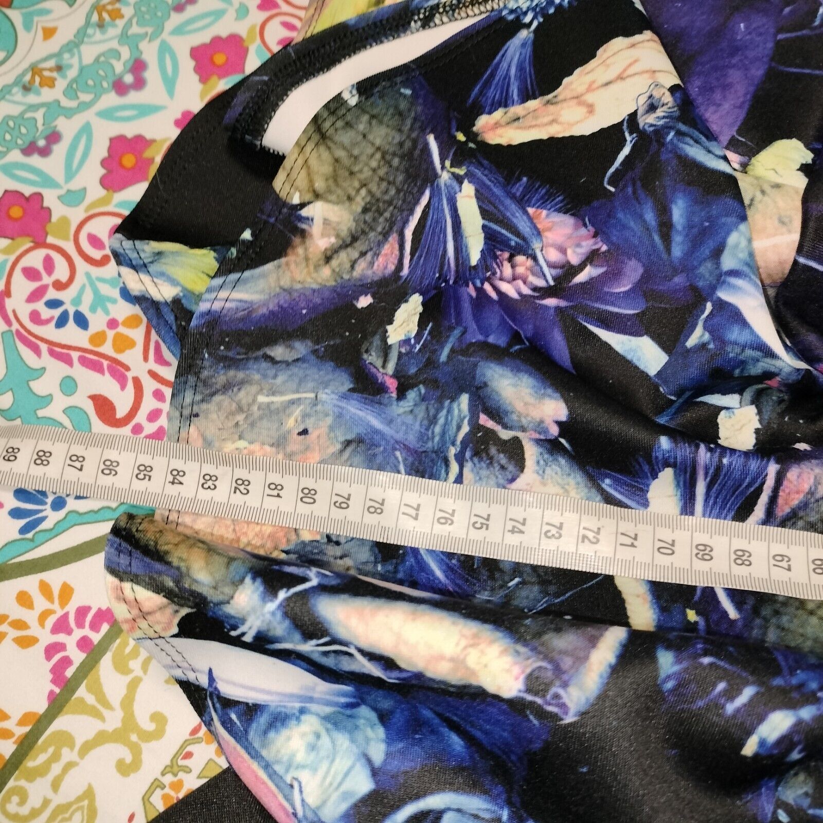 Designer × Man Made In Australia Sara Phillips Dress Mini A Line Digital Abstract Cocktail Size M / US 6-8 / IT 42-44 - 12 Thumbnail